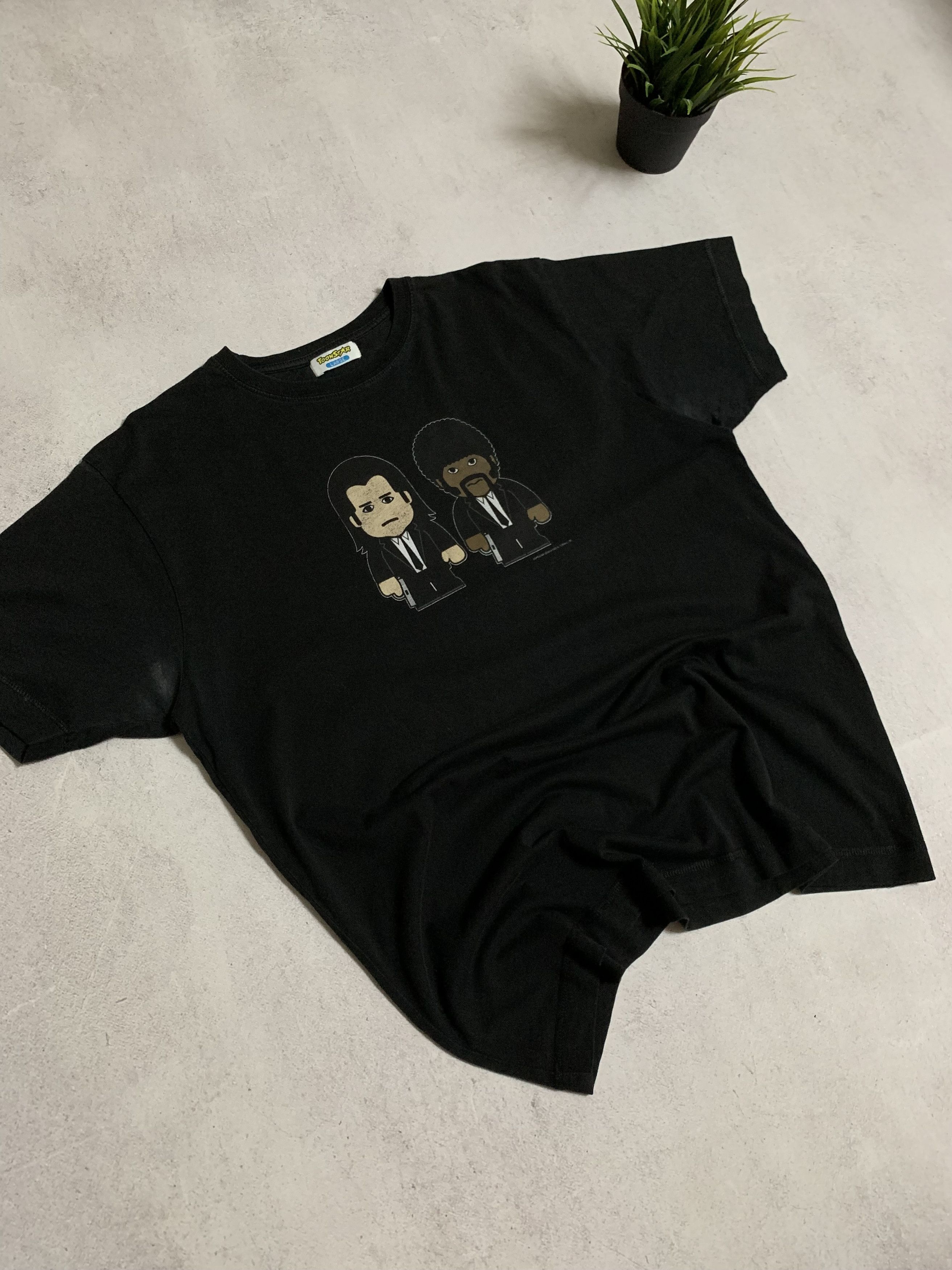 Vintage Pulp Fiction T Shirt Tee Distressed Baggy Y2K 90s Size US L / EU 52-54 / 3 - 4 Thumbnail