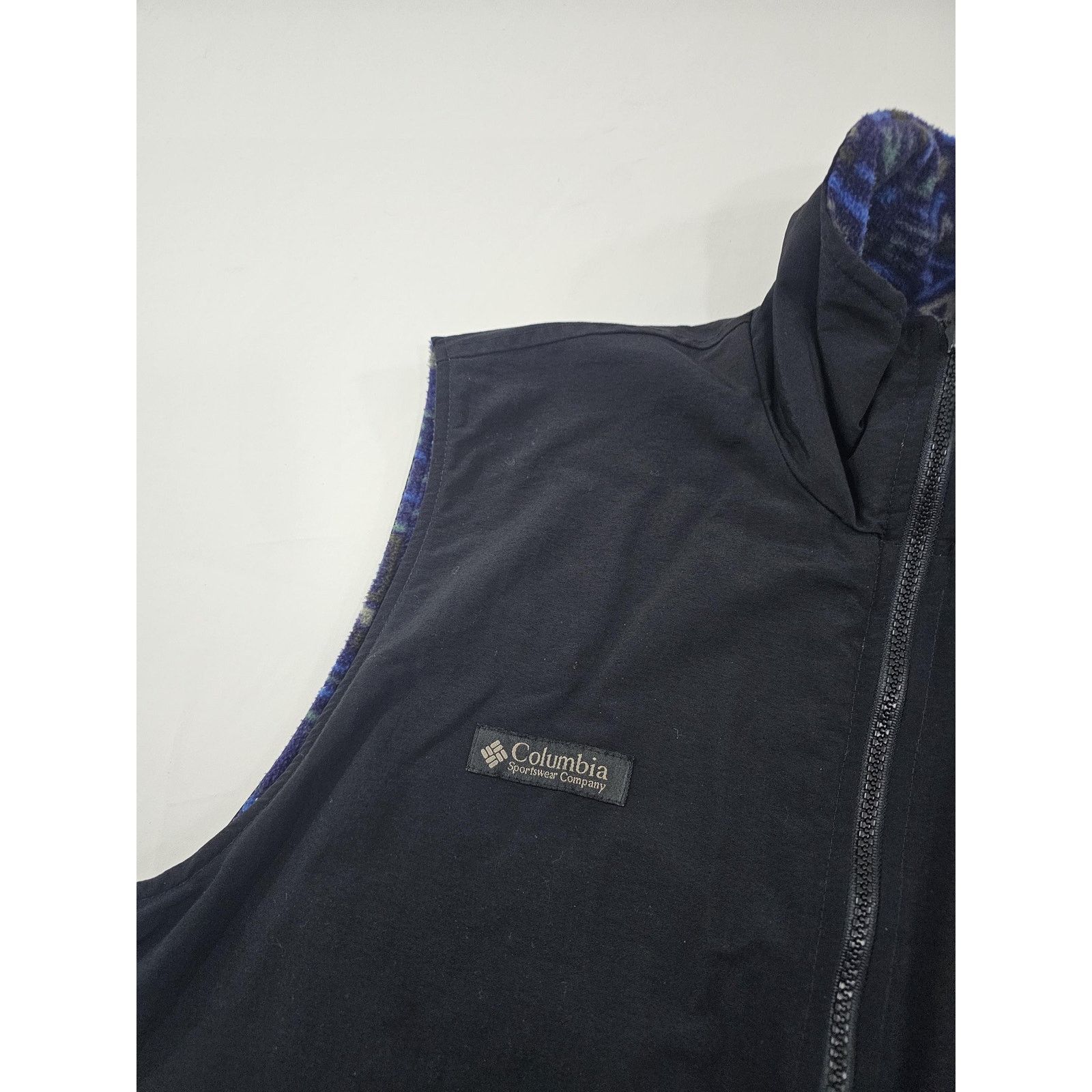 Columbia 90s Columbia Reversible Fleece Vest, Geometric Womens M Size M / US 6-8 / IT 42-44 - 6 Thumbnail