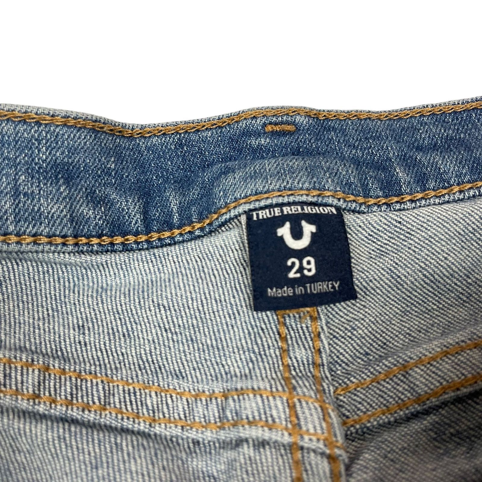 True Religion True Religion LIV Women Blue Low Rise Relaxed Skinny Jean 29 Size 29" - 9 Thumbnail