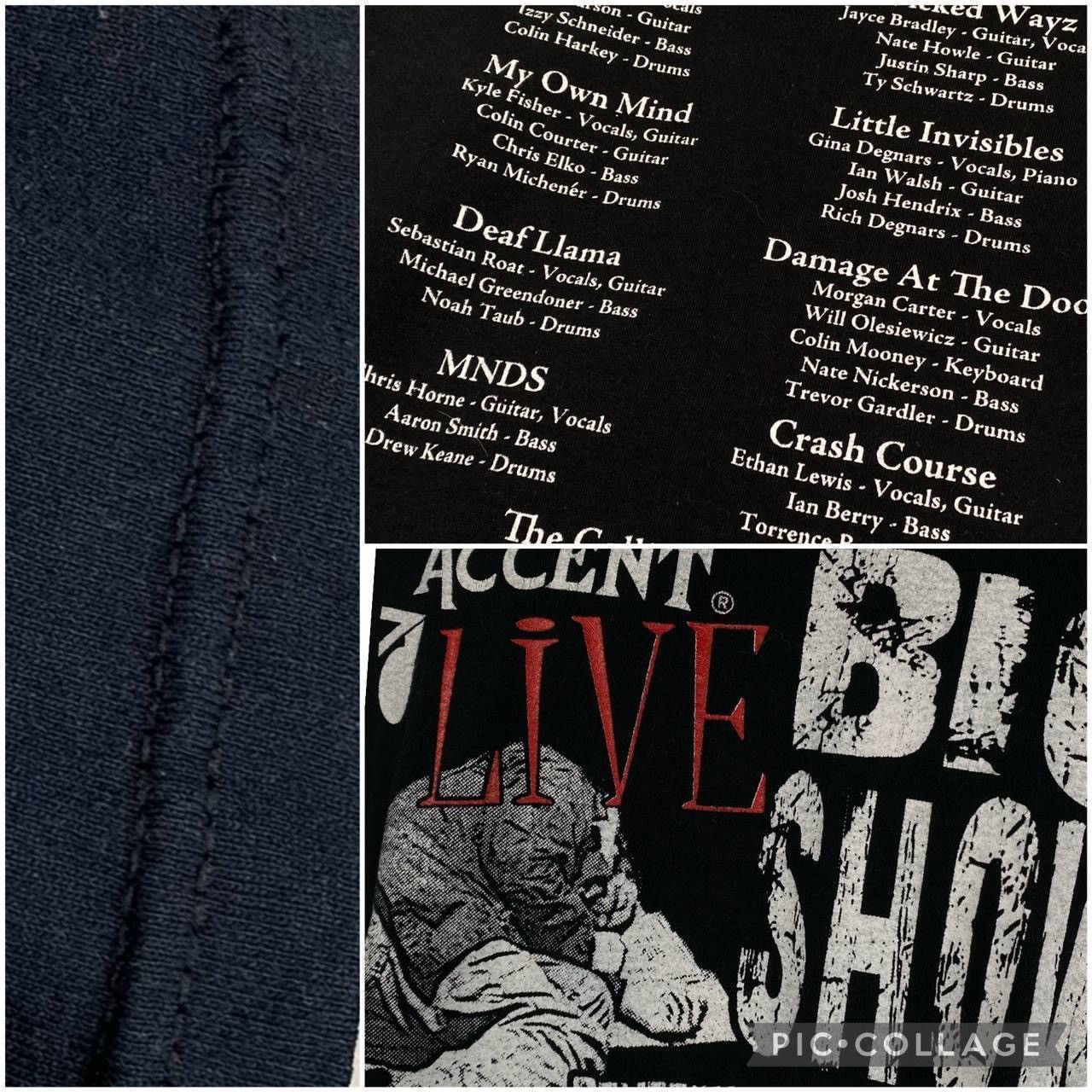Band Tees × Jerzees × Vintage Jerzees Accent Live Big Show Festival Tour Tee Tshirt Size US XL / EU 56 / 4 - 3 Thumbnail