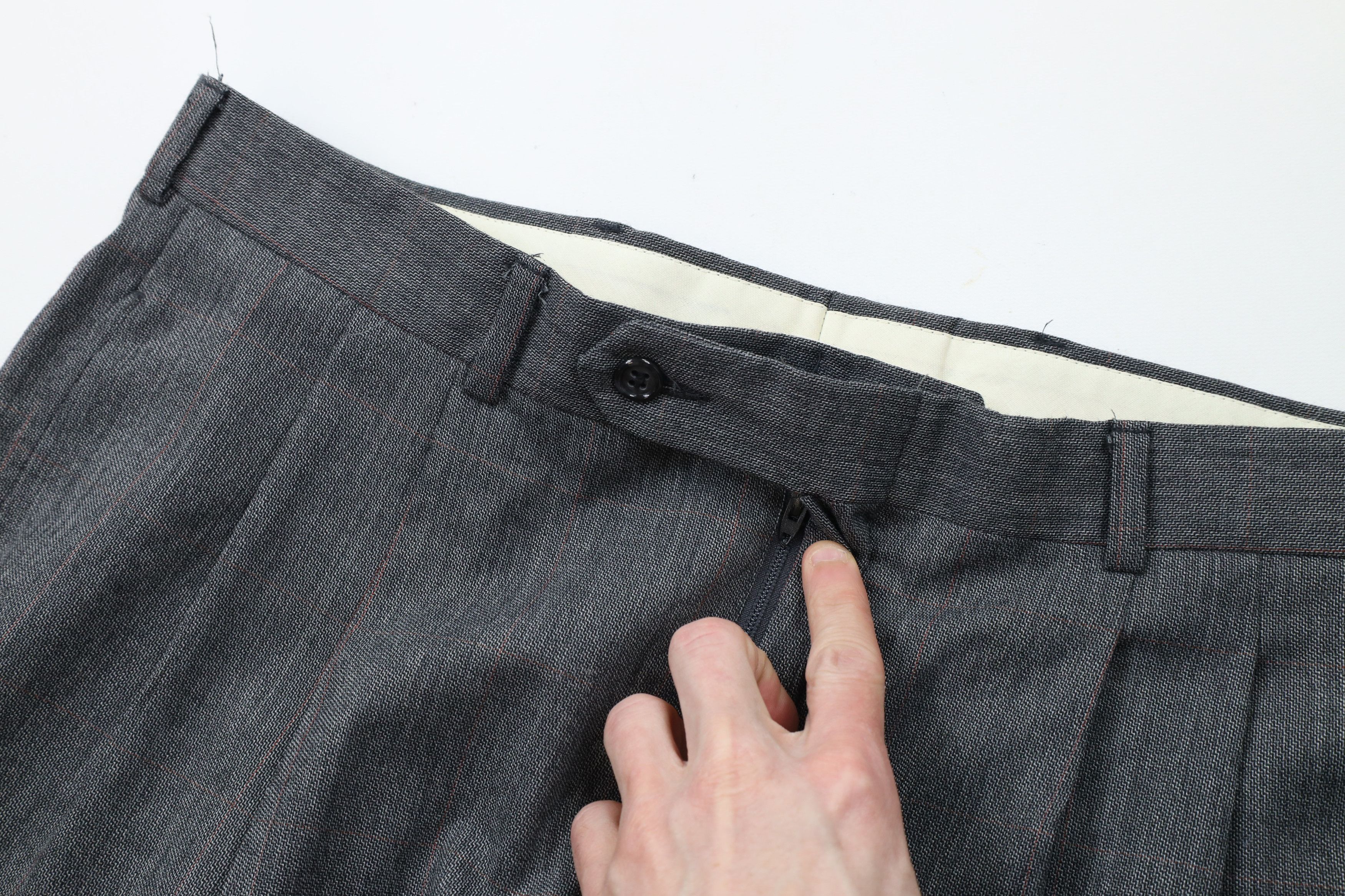 Vintage Vintage 70s Streetwear Wool Blend Wide Leg Chino Pants USA Size US 36 / EU 52 - 7 Thumbnail