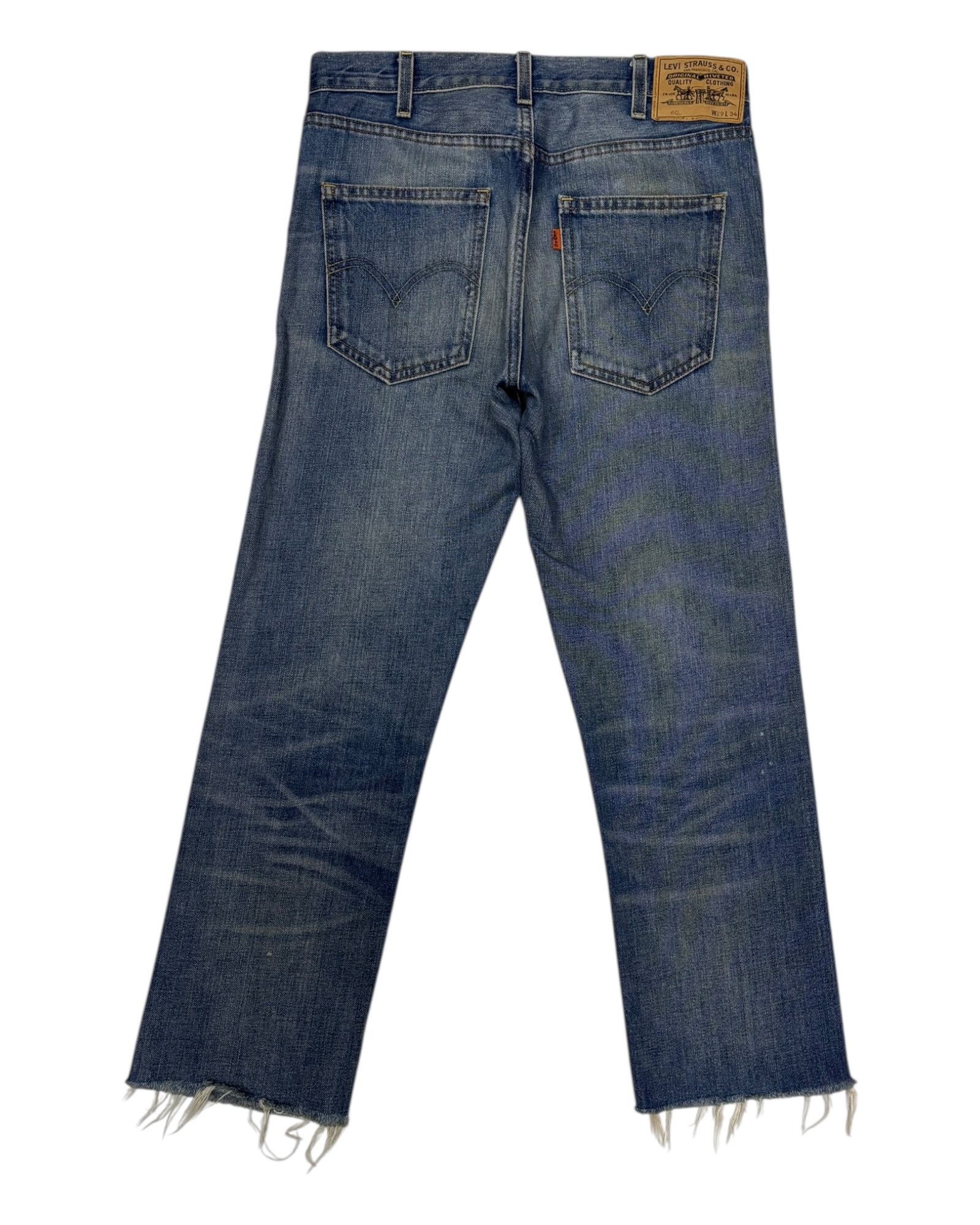 Levi's × Levi's Vintage Clothing × Vintage Vintage Levis Orange Tab Big E Distressed Denim Size 31" - 8 Thumbnail
