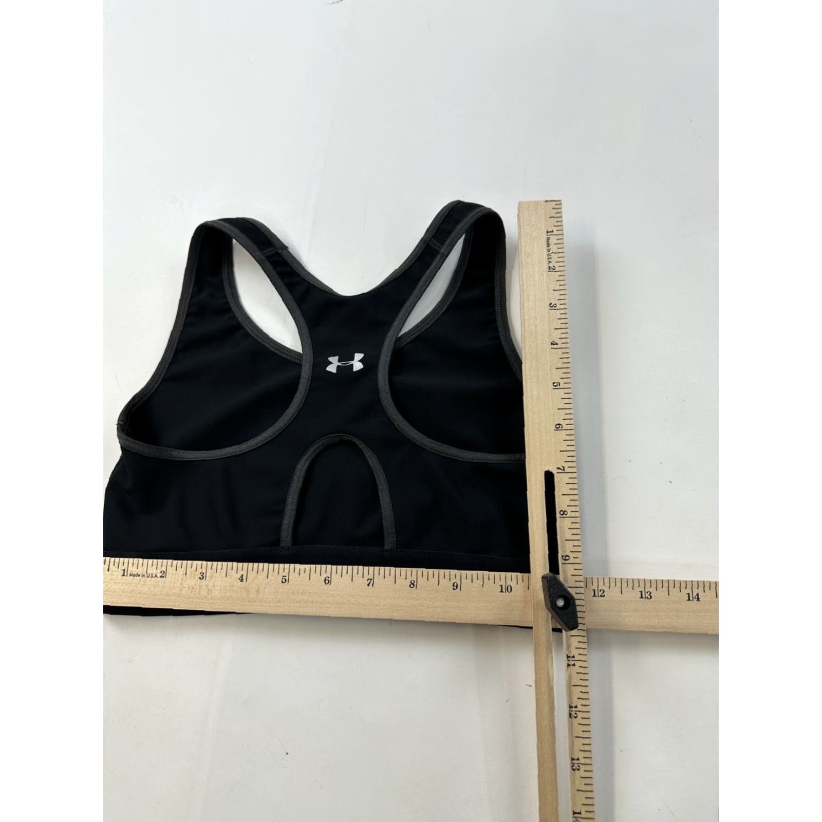 Under Armour Under Armour Sports Bra Women’s Small Black Sleeveless Big Logo Size ONE SIZE - 5 Thumbnail