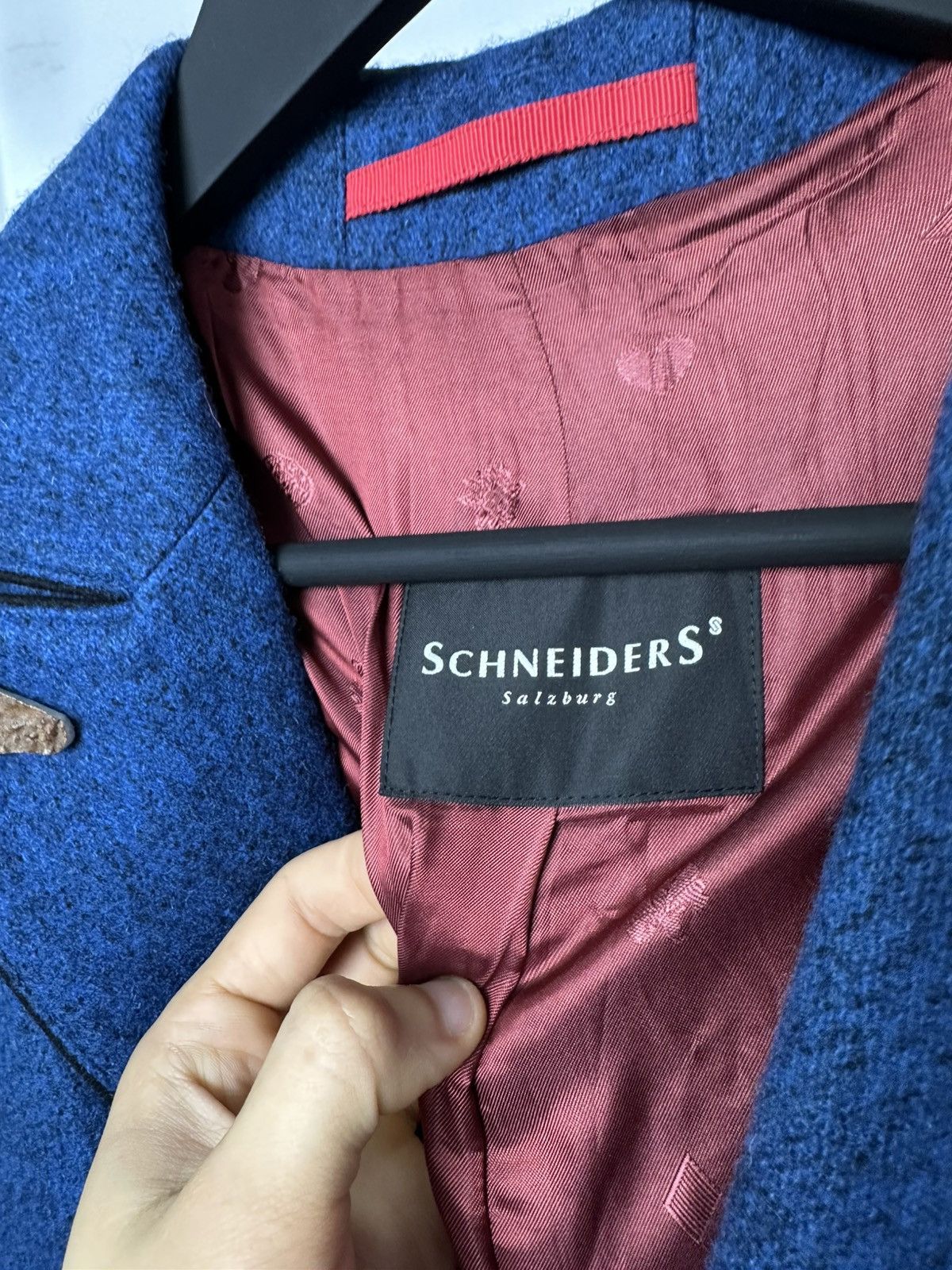 Schneiders Schneiders Salzburg Blue Virgin Wool Blazer Jacket Men’s 54 Size US L / EU 52-54 / 3 - 17 Thumbnail