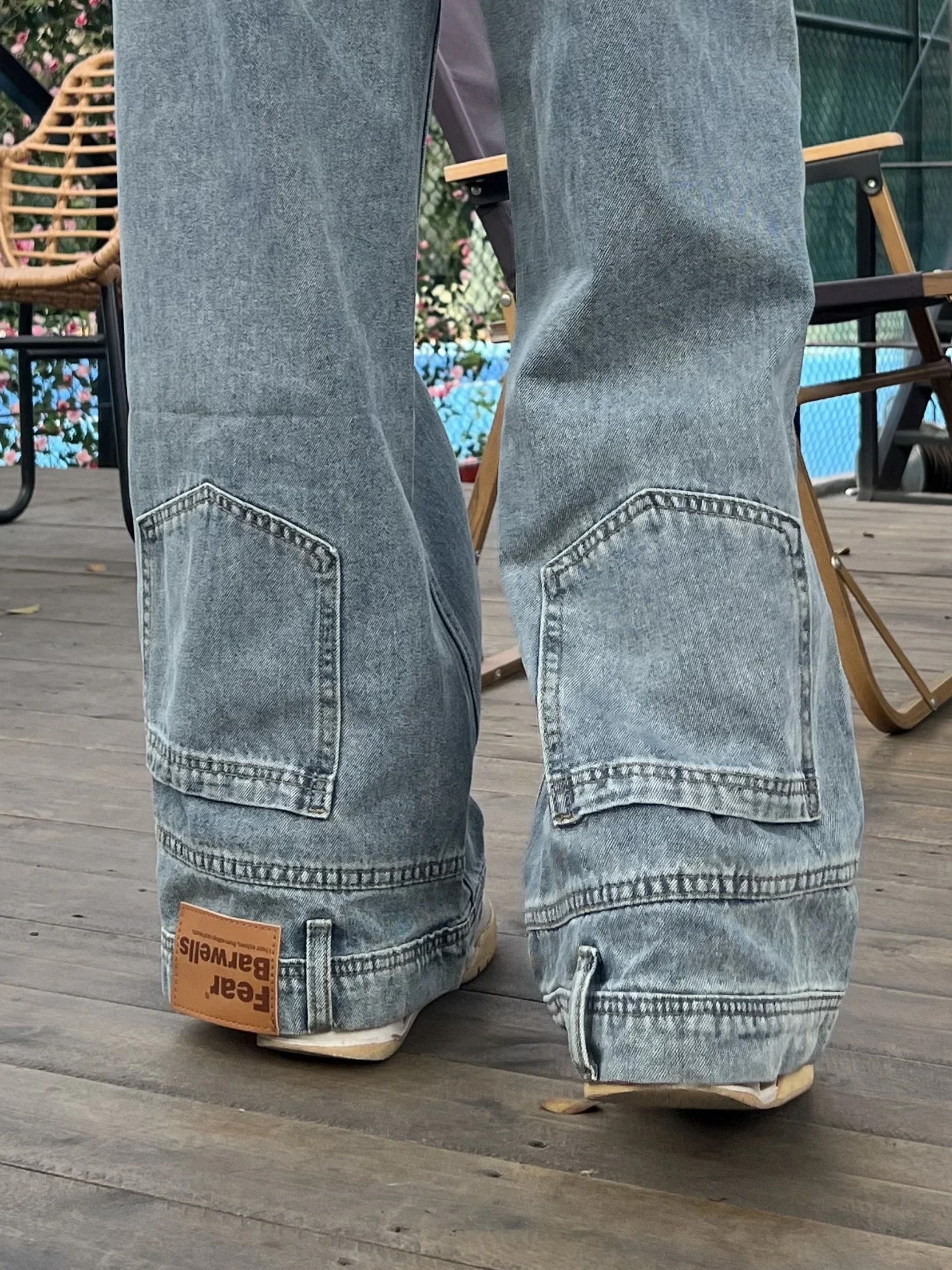 Japanese Brand Retro Baggy Jeans Size 30" / US 8 / IT 44 - 2 Thumbnail