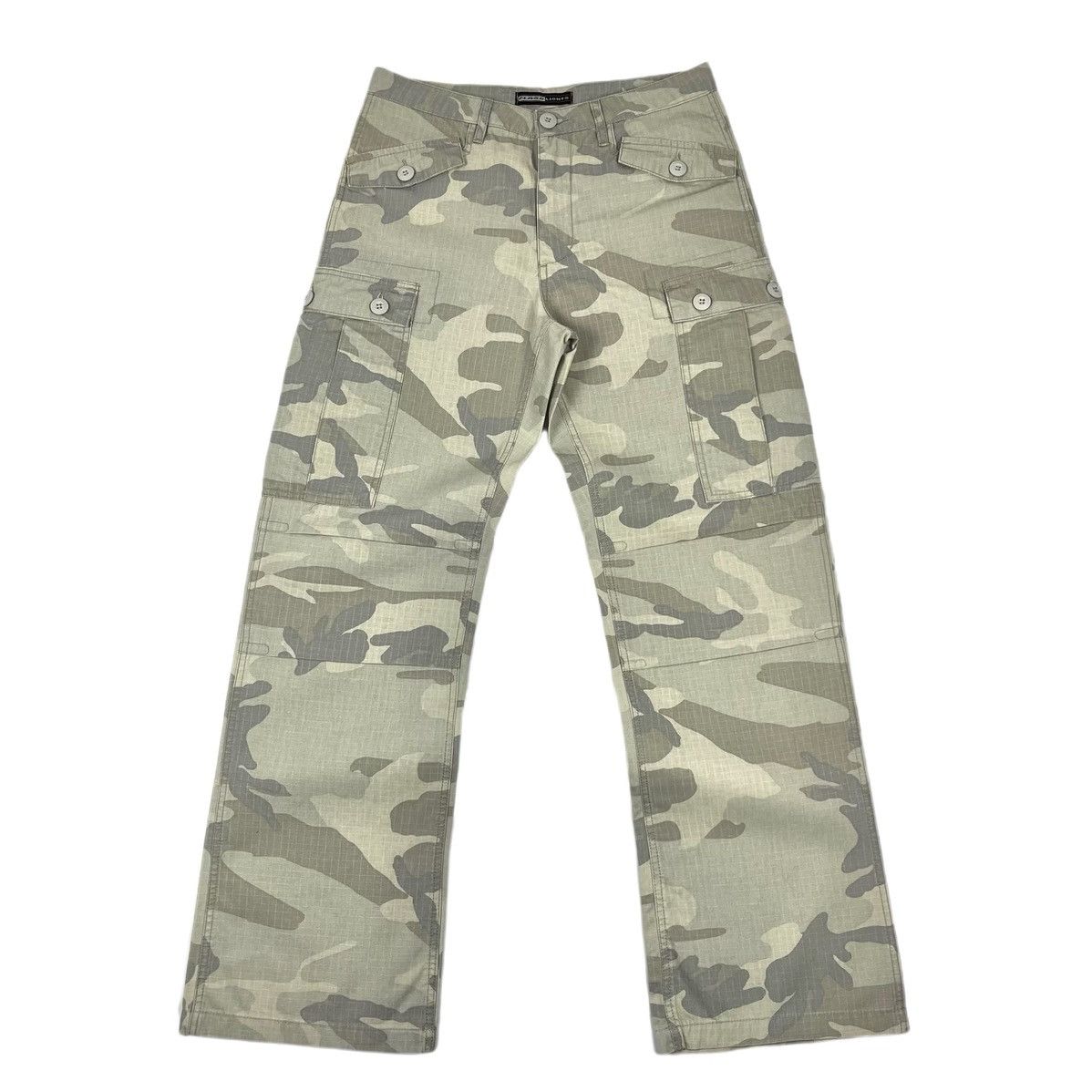Vintage Military Type Ripstop Camo Cargo Pants