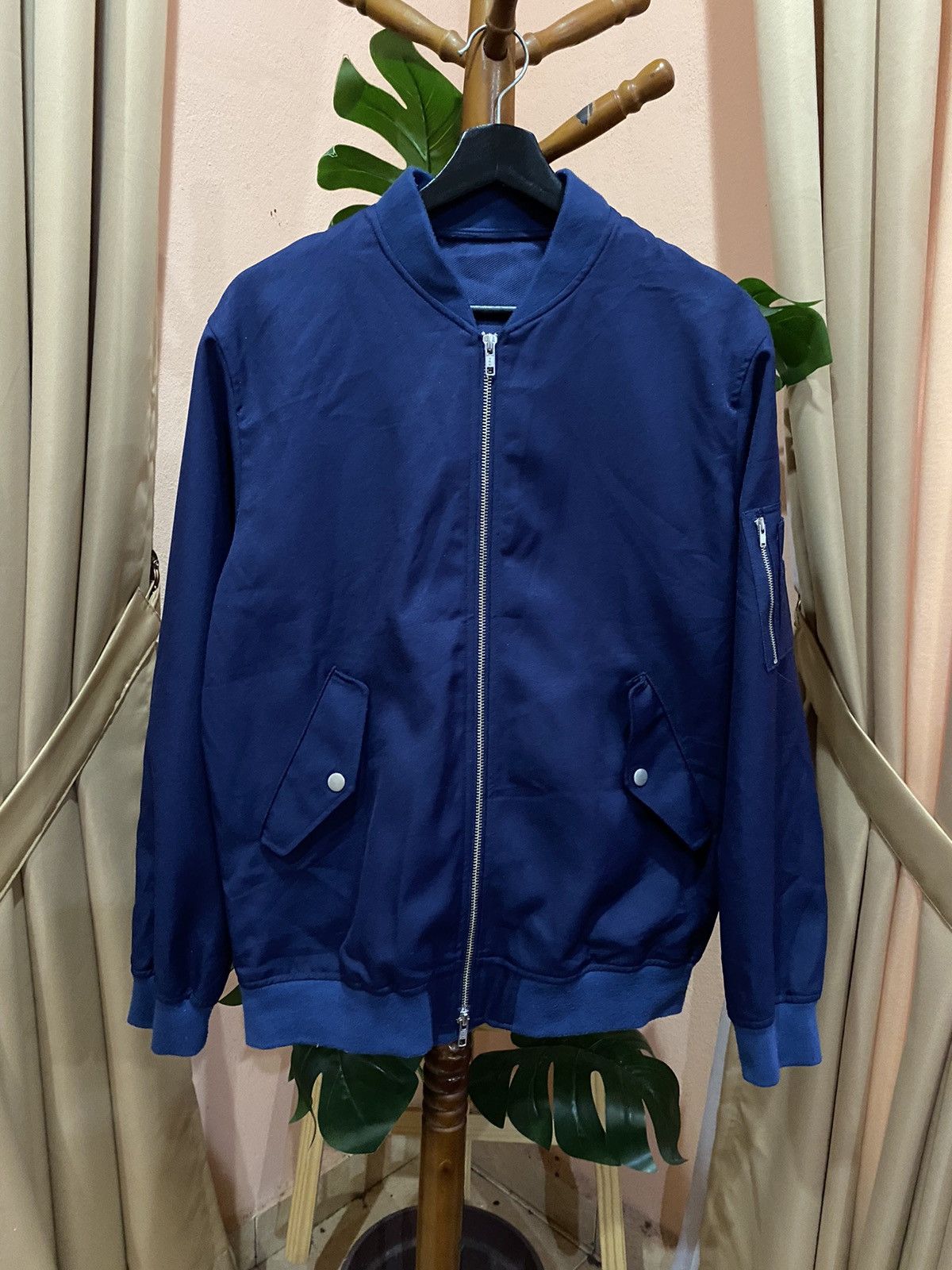 Japanese Brand JUN MEN ARMY BOMBER JACKET Size US L / EU 52-54 / 3 - 1 Thumbnail