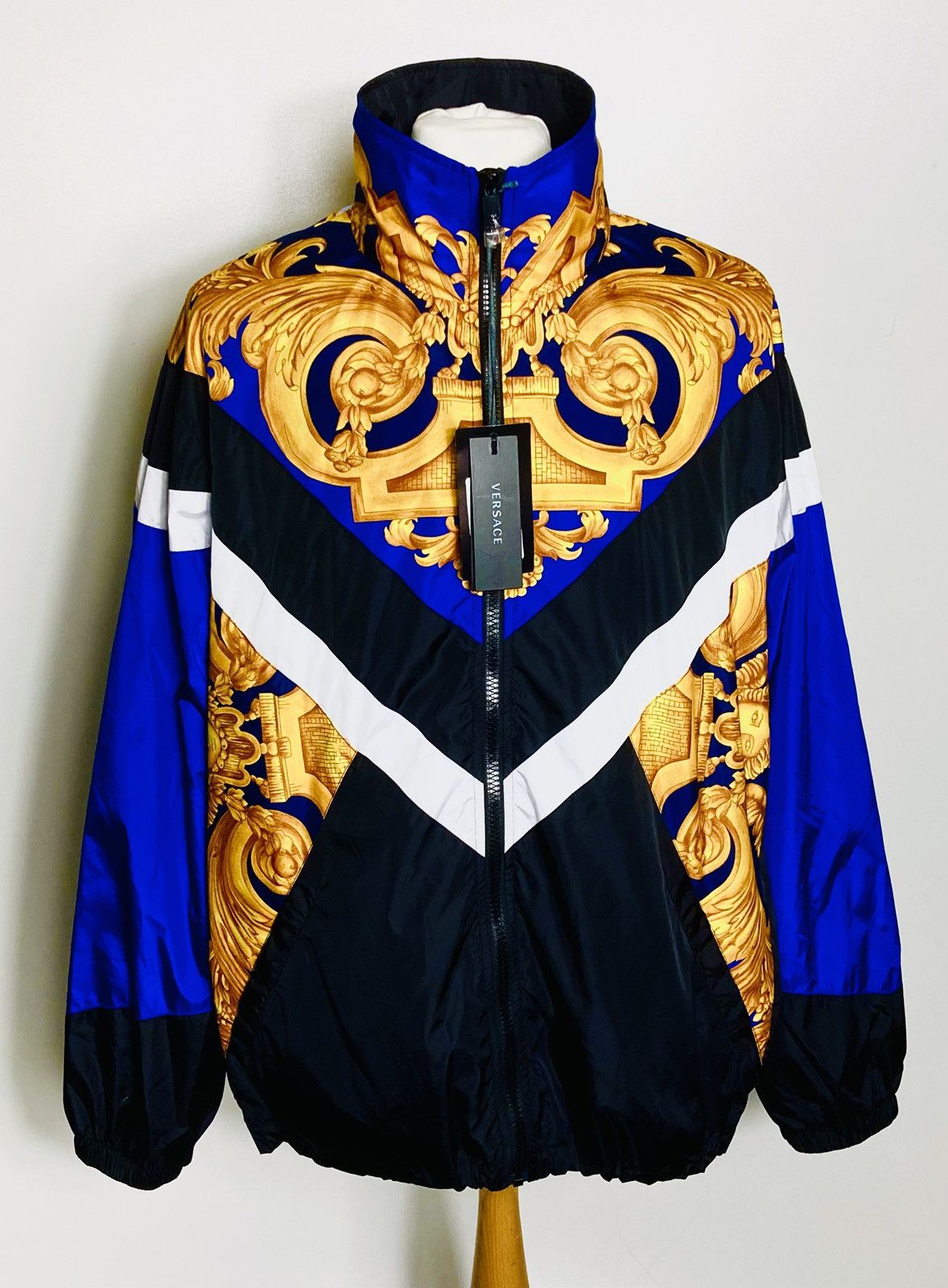 Versace Versace Mens Mainline Baroque Jacket Size 48 Size US M / EU 48-50 / 2 - 2 Thumbnail