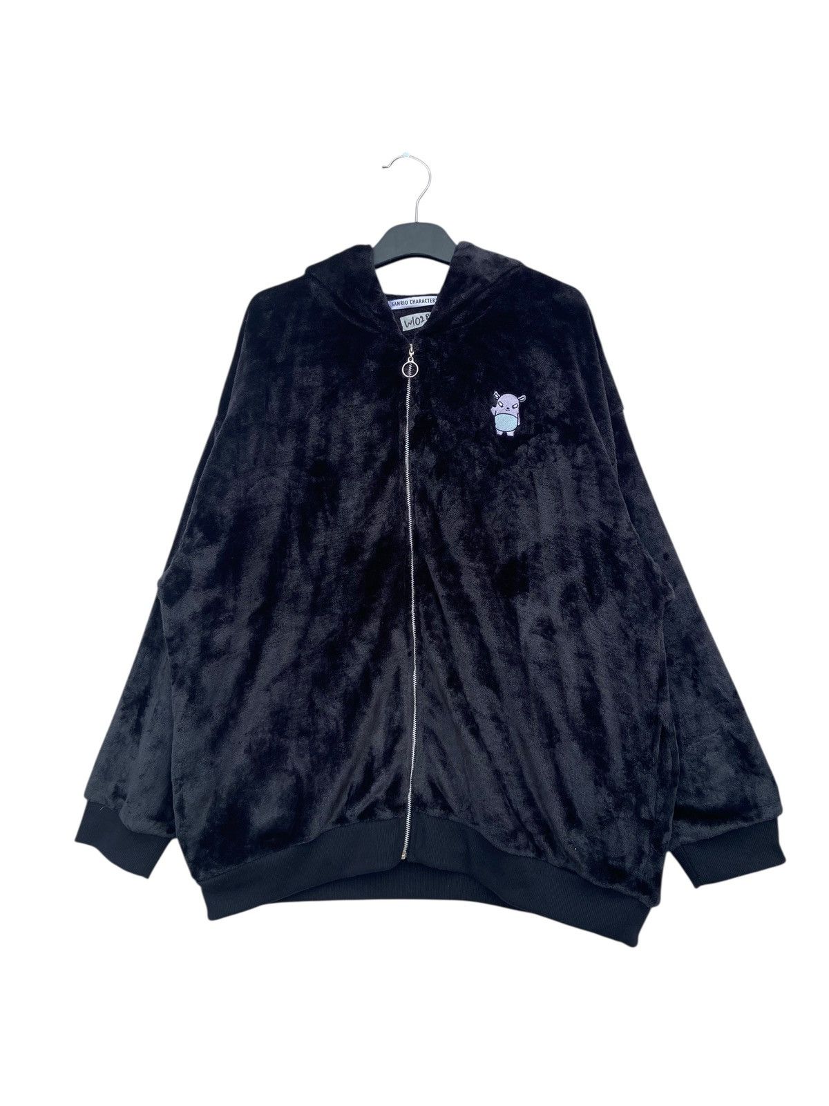 Anime Kuromi by Sanrio Characters Faux Fur Hoodie Sweater Size US XXL / EU 58 / 5 - 2 Thumbnail
