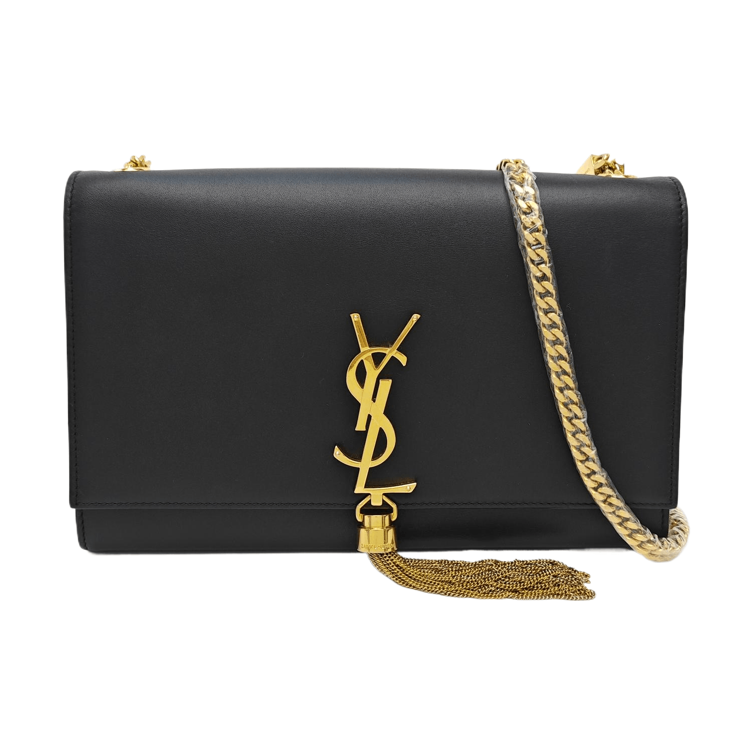 Saint Laurent Paris Saint Laurent Kate Leather Tassel Shoulder Bag ONE SIZE Size ONE SIZE - 1 Thumbnail