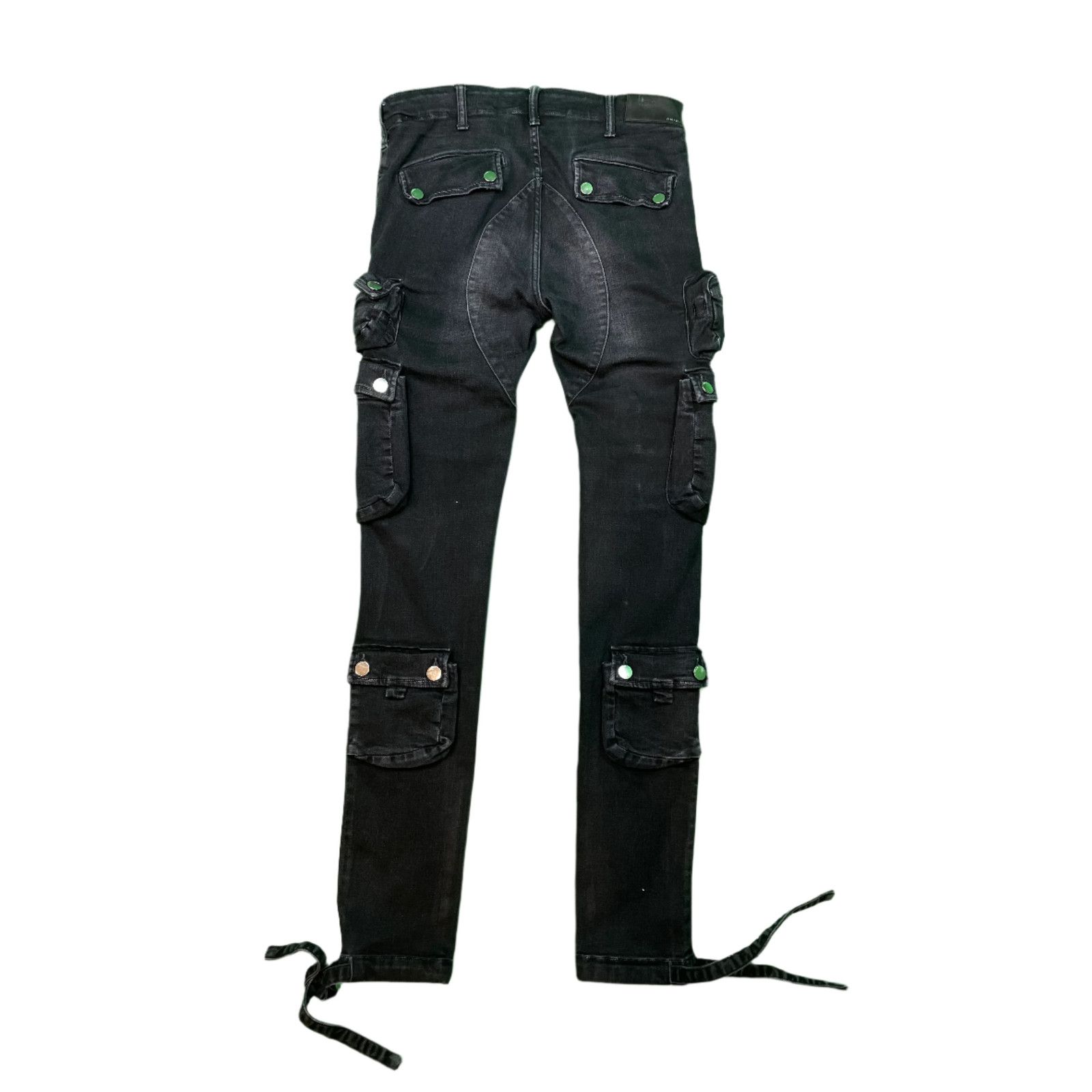 Amiri Amiri Cargo Black Jeans Size US 30 / EU 46 - 2 Thumbnail