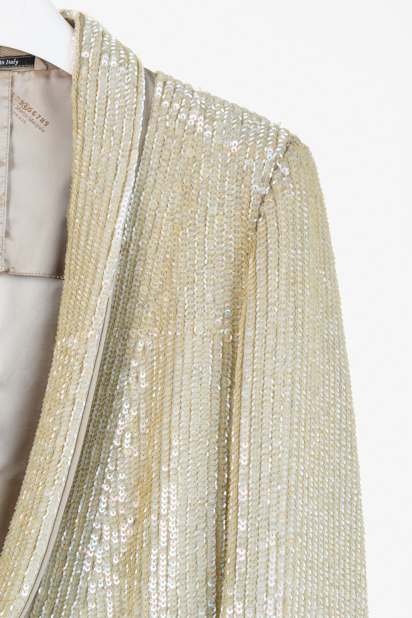 Maison Margiela Maison Margiela Resort 2013 Sequin Shawl-Collar Blazer Size M / US 6-8 / IT 42-44 - 6 Thumbnail
