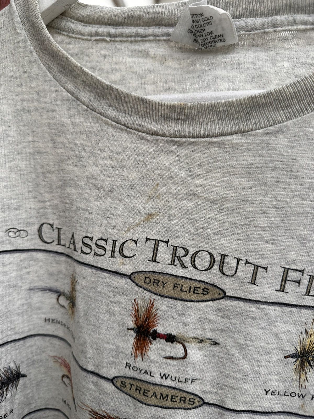 Vintage Vintage Harborside "Classic Trout Flies" Tee L/XL Y2K Size US L / EU 52-54 / 3 - 6 Thumbnail