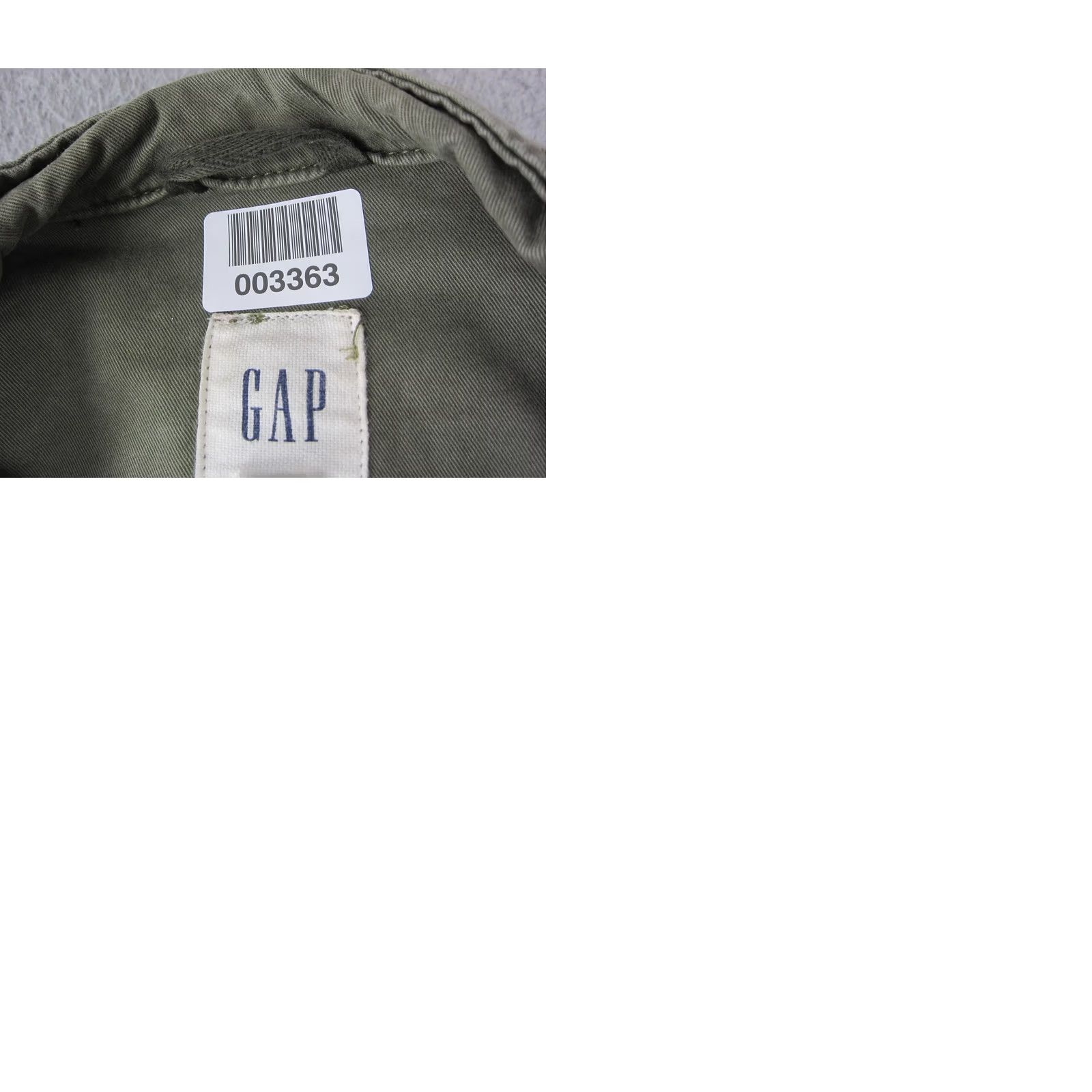Gap GAP Jacket Womens Petite MP Green Utility Military Moto Canvas Field Size M / US 6-8 / IT 42-44 - 9 Thumbnail