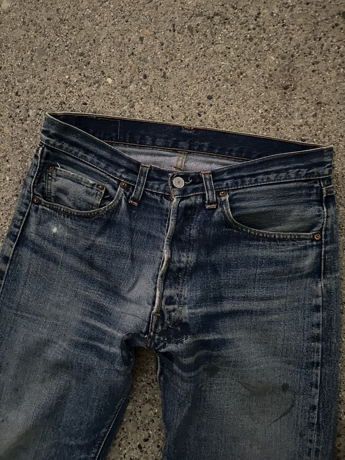 Levi's × Vintage Vintage 70s Single Stitch Faded Selvedge Jeans Size US 31 - 5 Thumbnail