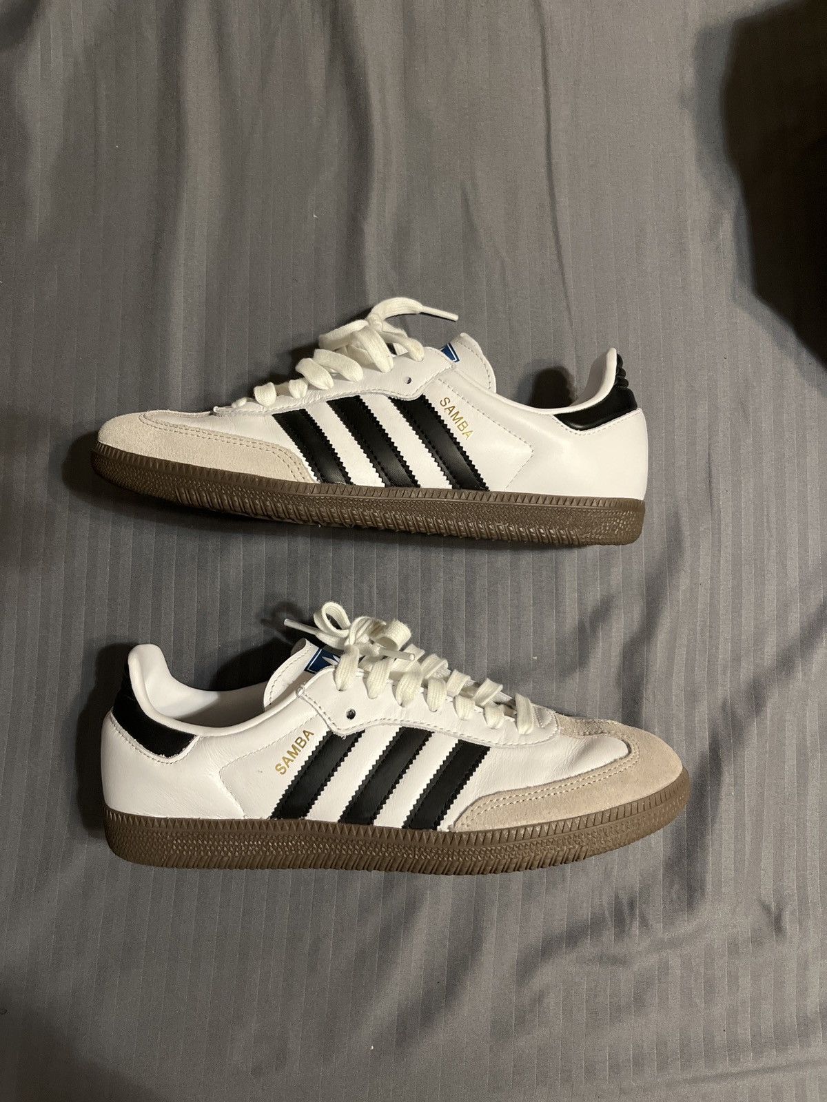 Adidas White Adidas Samba Size US 8 / EU 41 - 4 Thumbnail