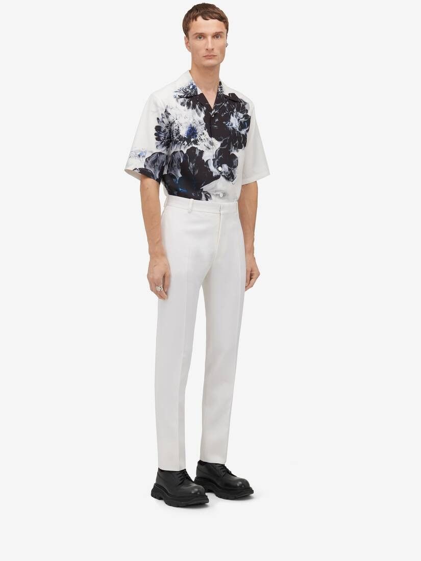 Alexander McQueen o1w1db10725 Dutch Flower Hawaiian Shirt in Multicolor Size US L / EU 52-54 / 3 - 3 Thumbnail
