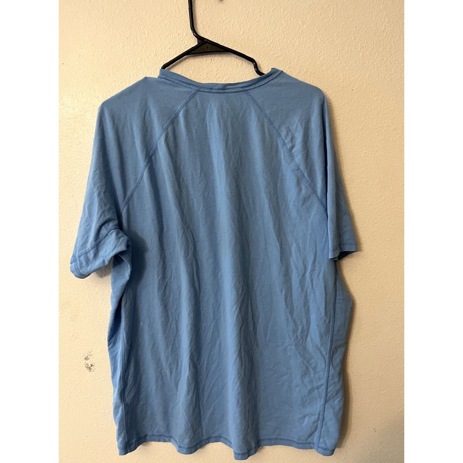 Carhartt Carhartt shirt Mens XL Relaxed Fit Short Sleeve Crew Neck Blue - Logo, Pockets, Cotton Polyester, ForceWorkwear, 2020s, Regular Size, T-Shirt, Men Size US 36 / EU 52 - 2 Thumbnail