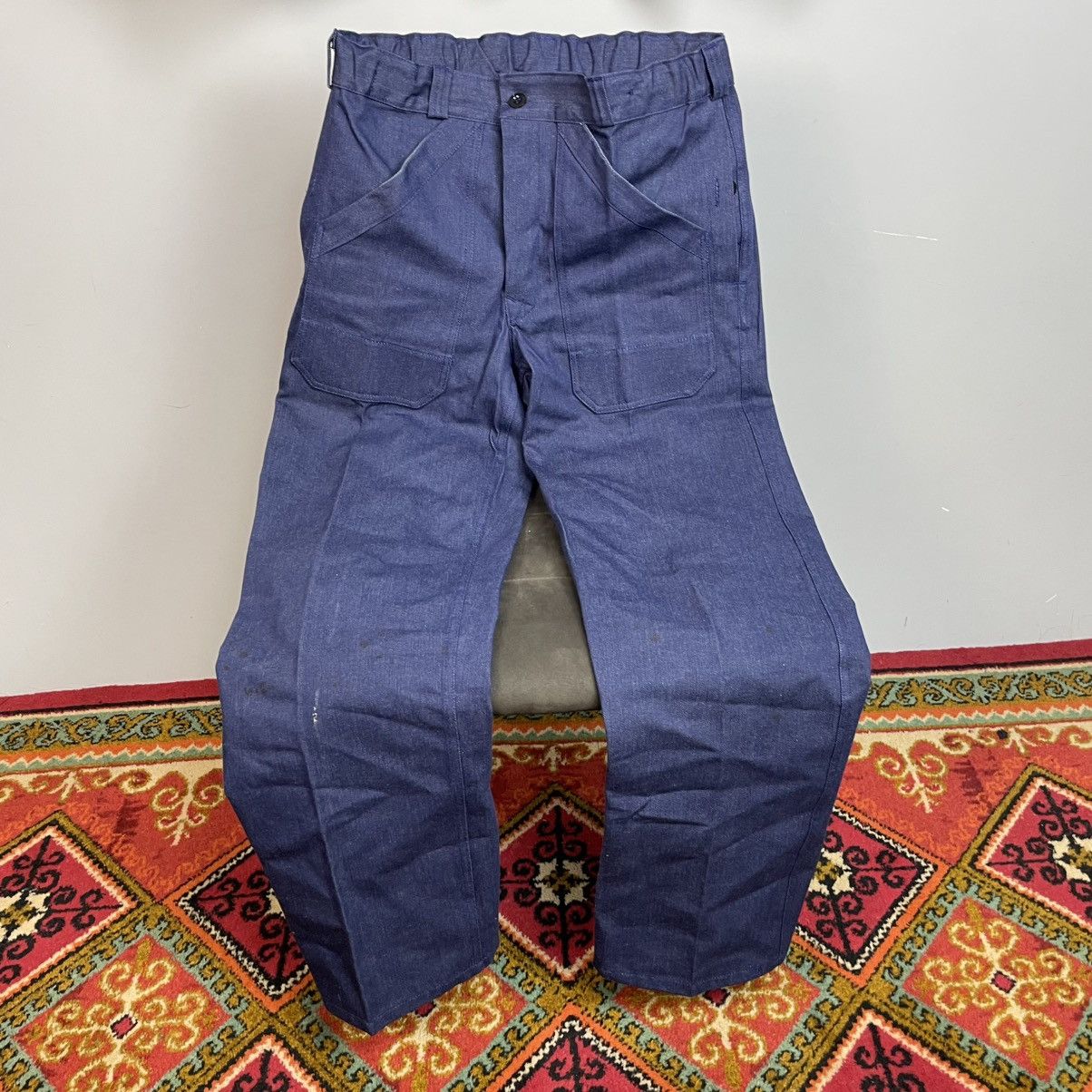 Le Laboureur Vintage 70’s French "Bleu de Travail" Chore Suit sz M Size US M / EU 48-50 / 2 - 8 Thumbnail
