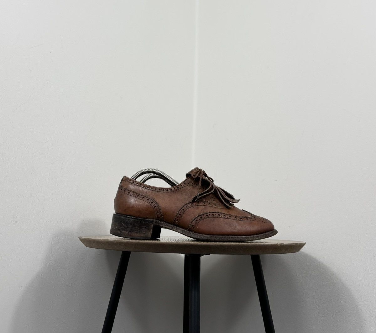 Crockett & Jones Crockett & Jones Women’s Brown Calf Leather Kiltie Brogues Size US 6 / IT 36 - 2 Thumbnail