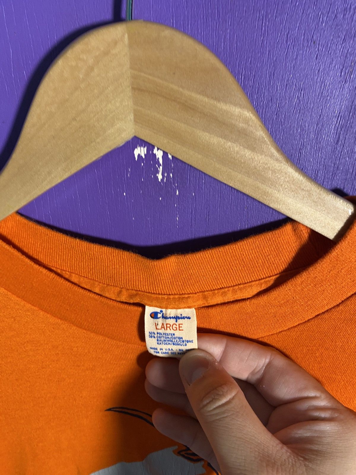 Champion × Vintage Vintage 80s Champion University of Texas logo t-shirt Size US M / EU 48-50 / 2 - 4 Thumbnail