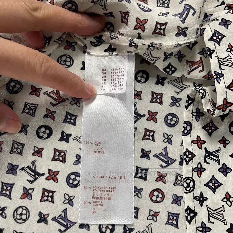 Louis Vuitton Full logo short sleeves