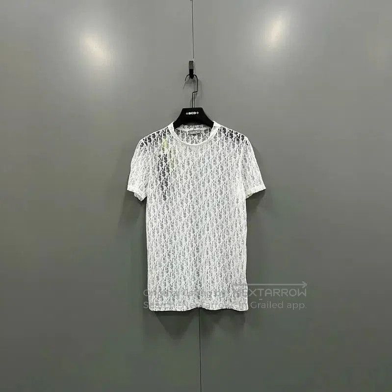 Dior Dior Summer White Cotton Logo Short Sleeve Tee . Size XS / US 0-2 / IT 36-38 - 1 Thumbnail