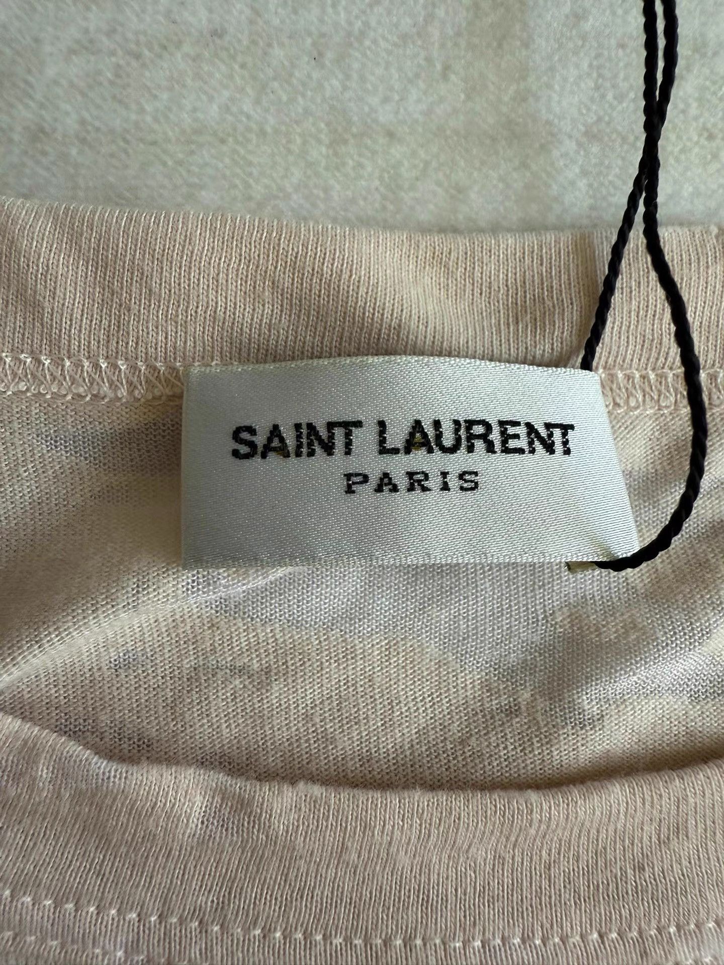 Saint Laurent Paris Saint Laurent Women's Ice Cream Pattern T-shirt K33 Size S / US 4 / IT 40 - 2 Thumbnail