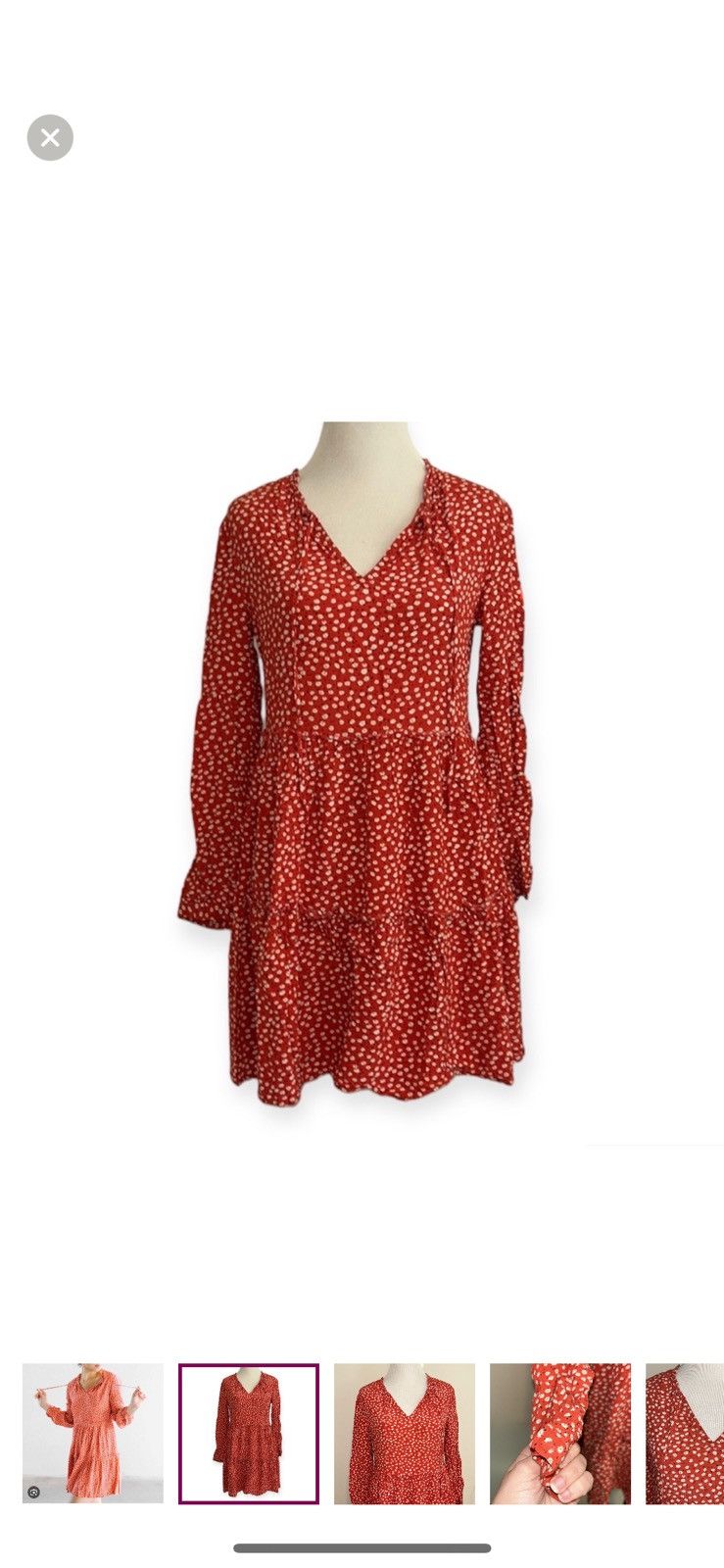 Rails Rails xxs everly carmine daisies mini dress Size XXS / US 00 / IT 34 - 1 Thumbnail
