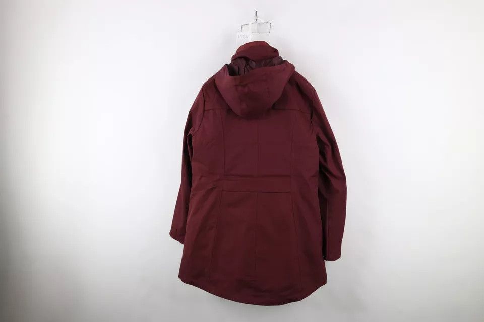 Lands' End × Vintage New Lands End 3 In 1 System Hooded Jacket Puffer Vest Red Size M / US 6-8 / IT 42-44 - 9 Thumbnail
