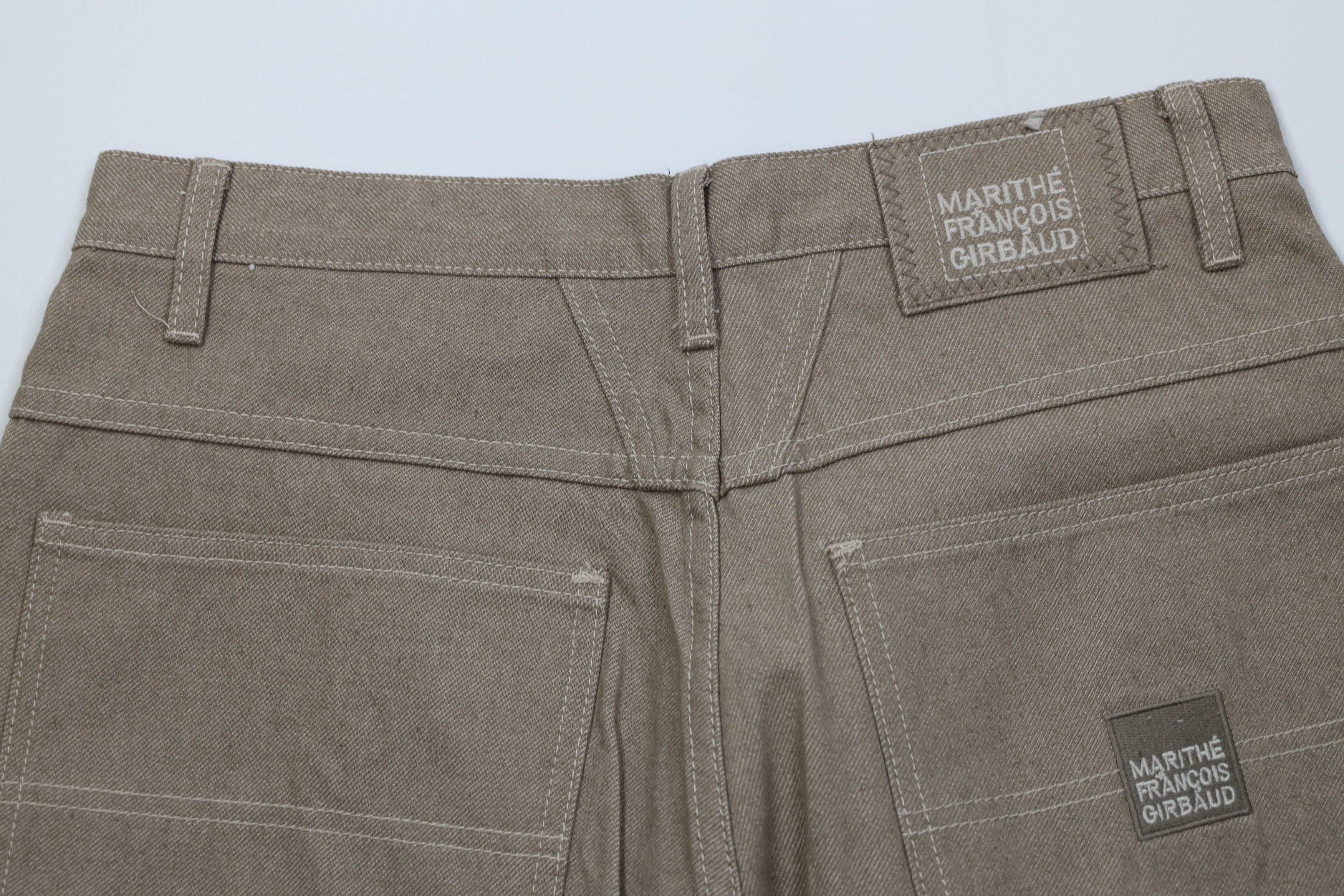 Marithe + Francois Girbaud Deadstock Vintage 90s Marithe Francois Girbaud Denim Shorts Size US 32 / EU 48 - 10 Thumbnail