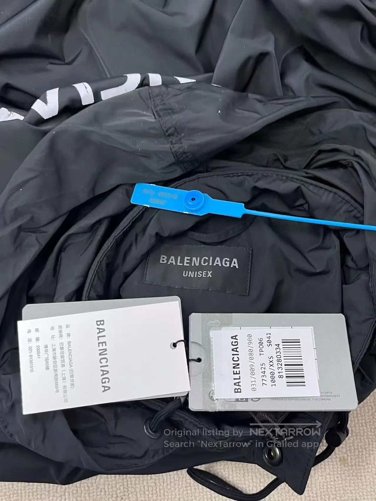 Balenciaga Balenciaga Men's Logo Print Crewneck Jacket. Size US XXS / EU 40 - 5 Thumbnail
