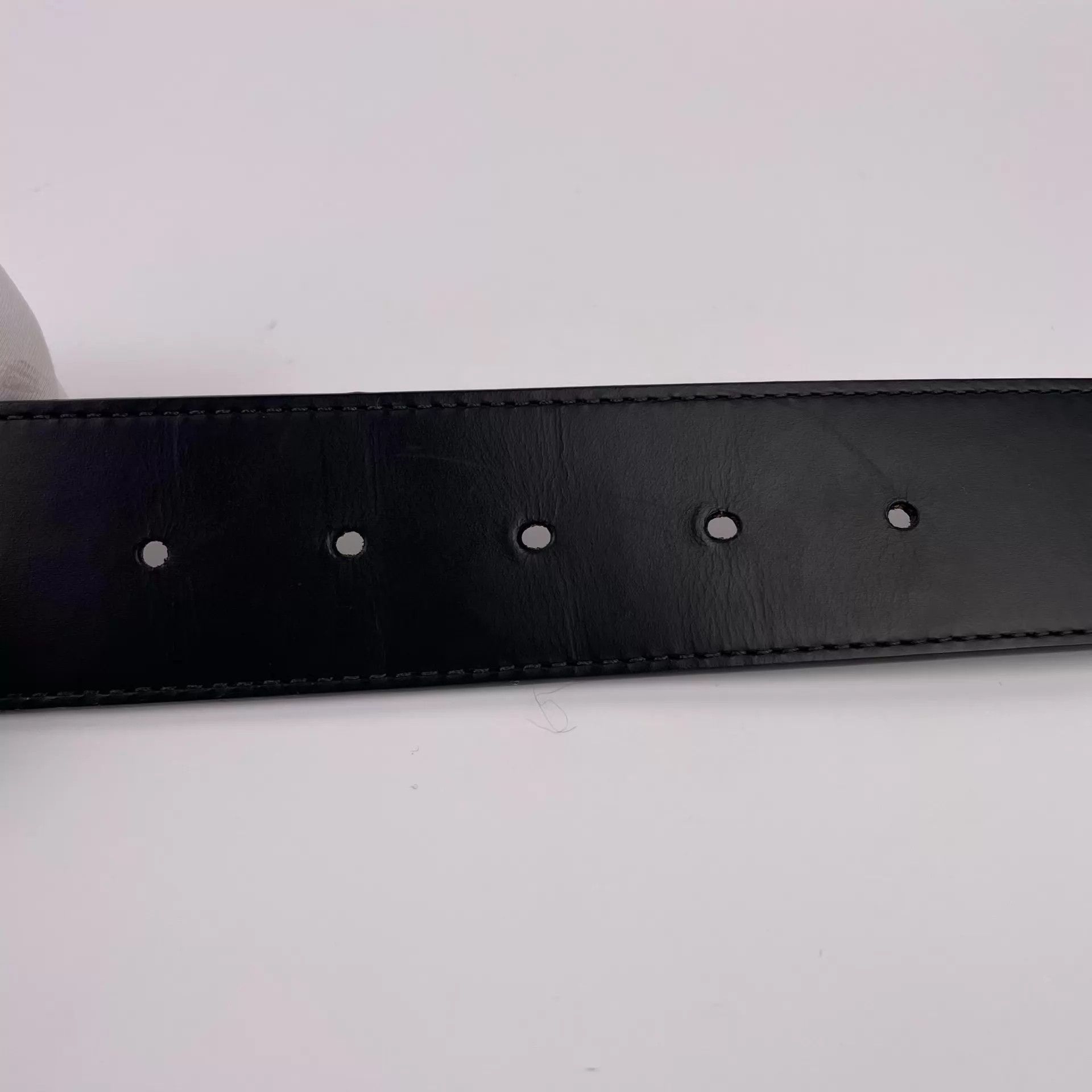 Louis Vuitton LV Monogram Belt Black 90/36 Size ONE SIZE - 7 Thumbnail