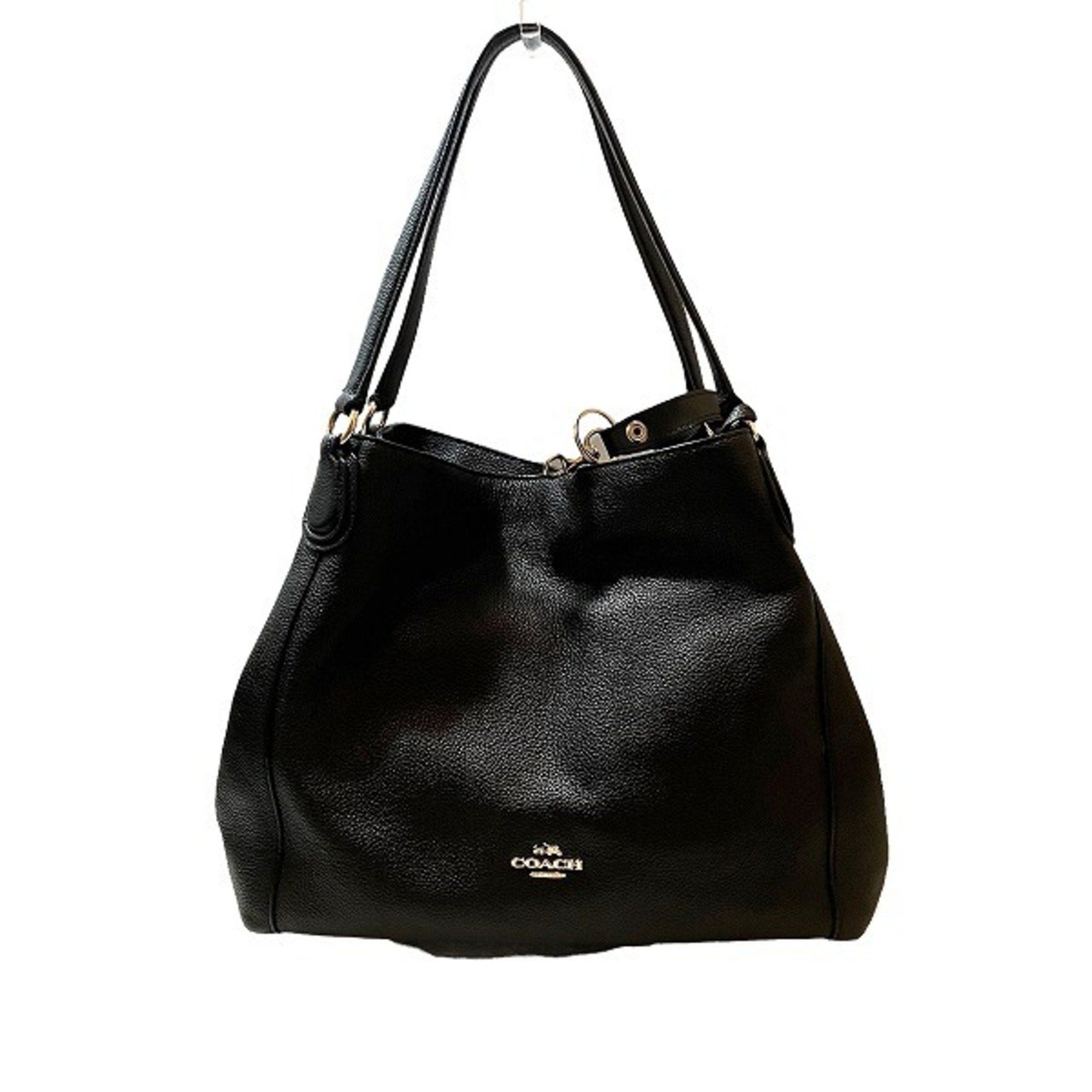 image of Coach Edie 31 36464 Handbag Tote Bag Ladies in Black, Women's