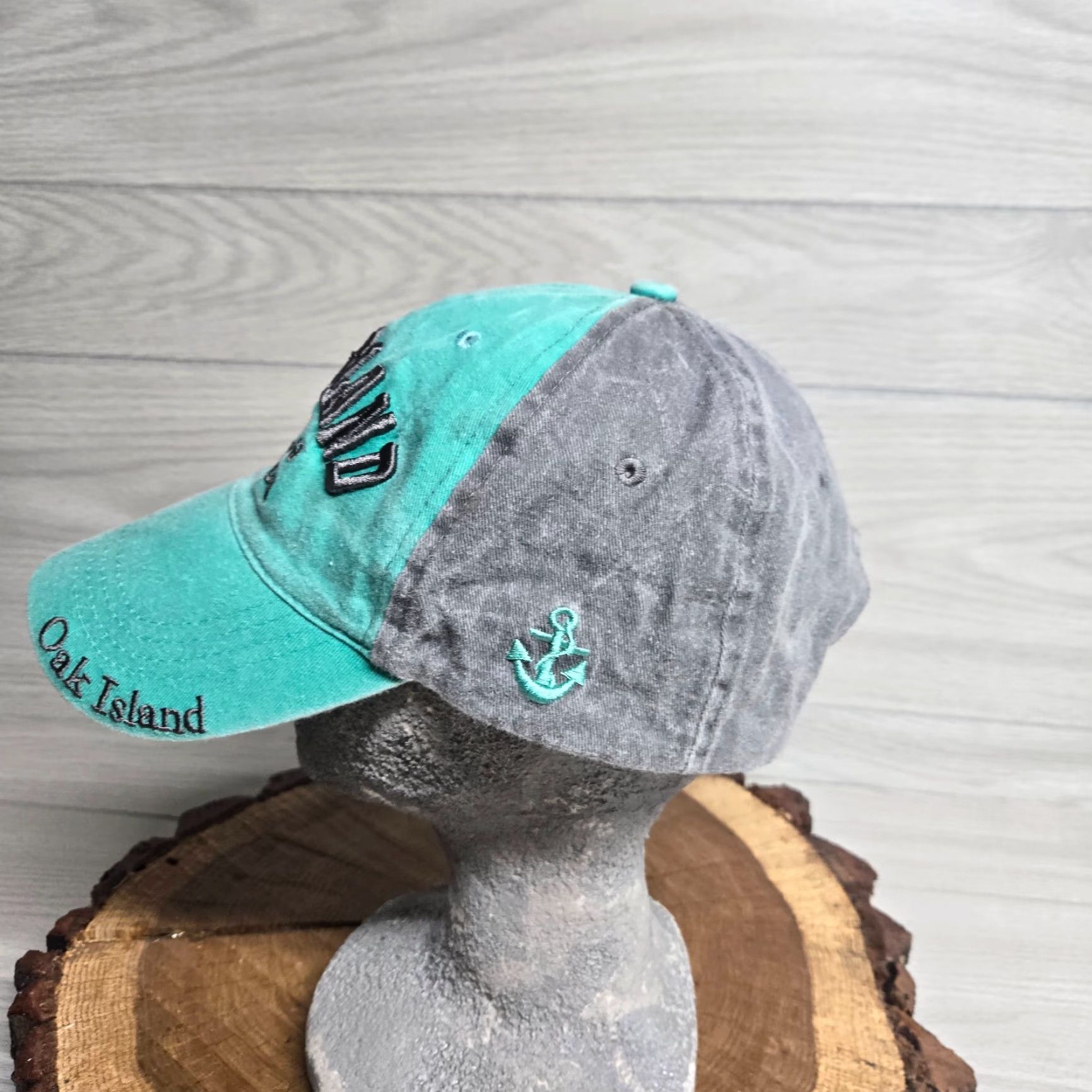 Vintage VINTAGE Wings Beach Hat Cap Unisex Adult Adjustable Cotton Teal Strapback Summer 2020s Size ONE SIZE - 3 Thumbnail