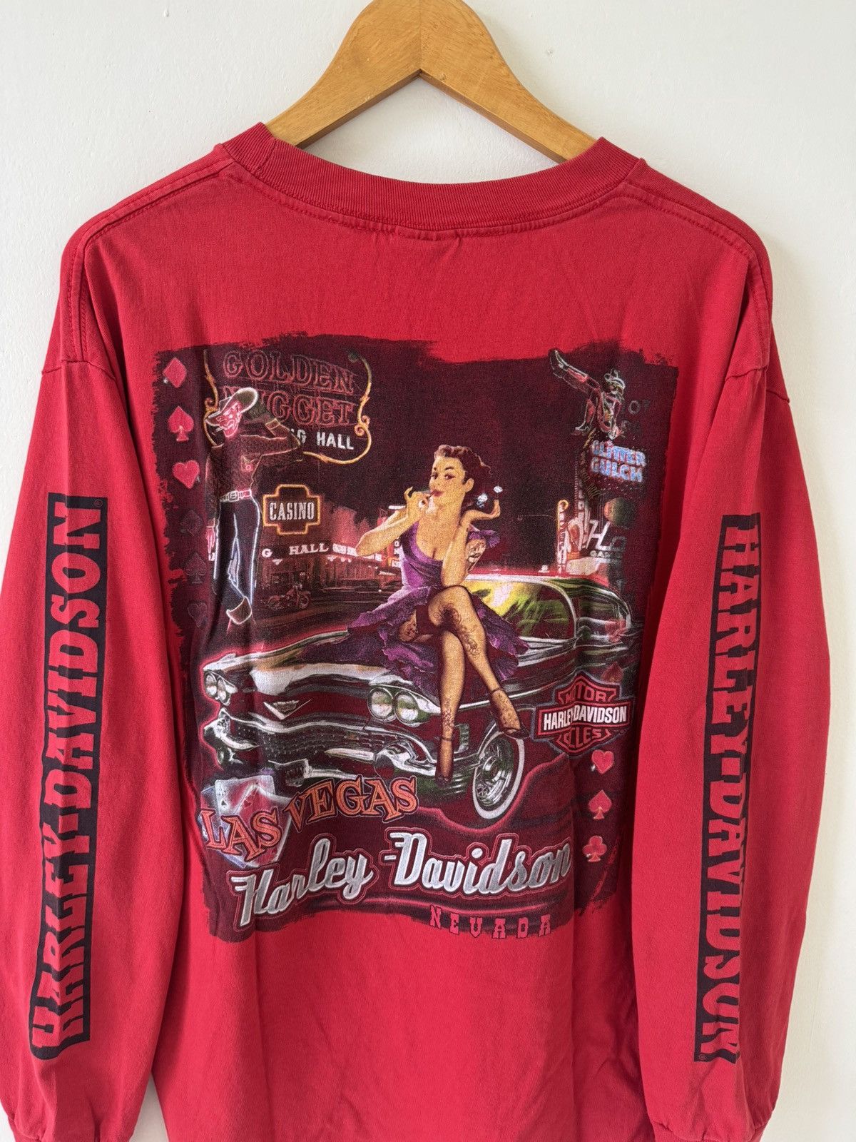 Harley Davidson HARLEY DAVIDSON SEXY WOMEN LAS VEGAS LONGSLEEVE SHIRT Size US L / EU 52-54 / 3 - 2 Thumbnail