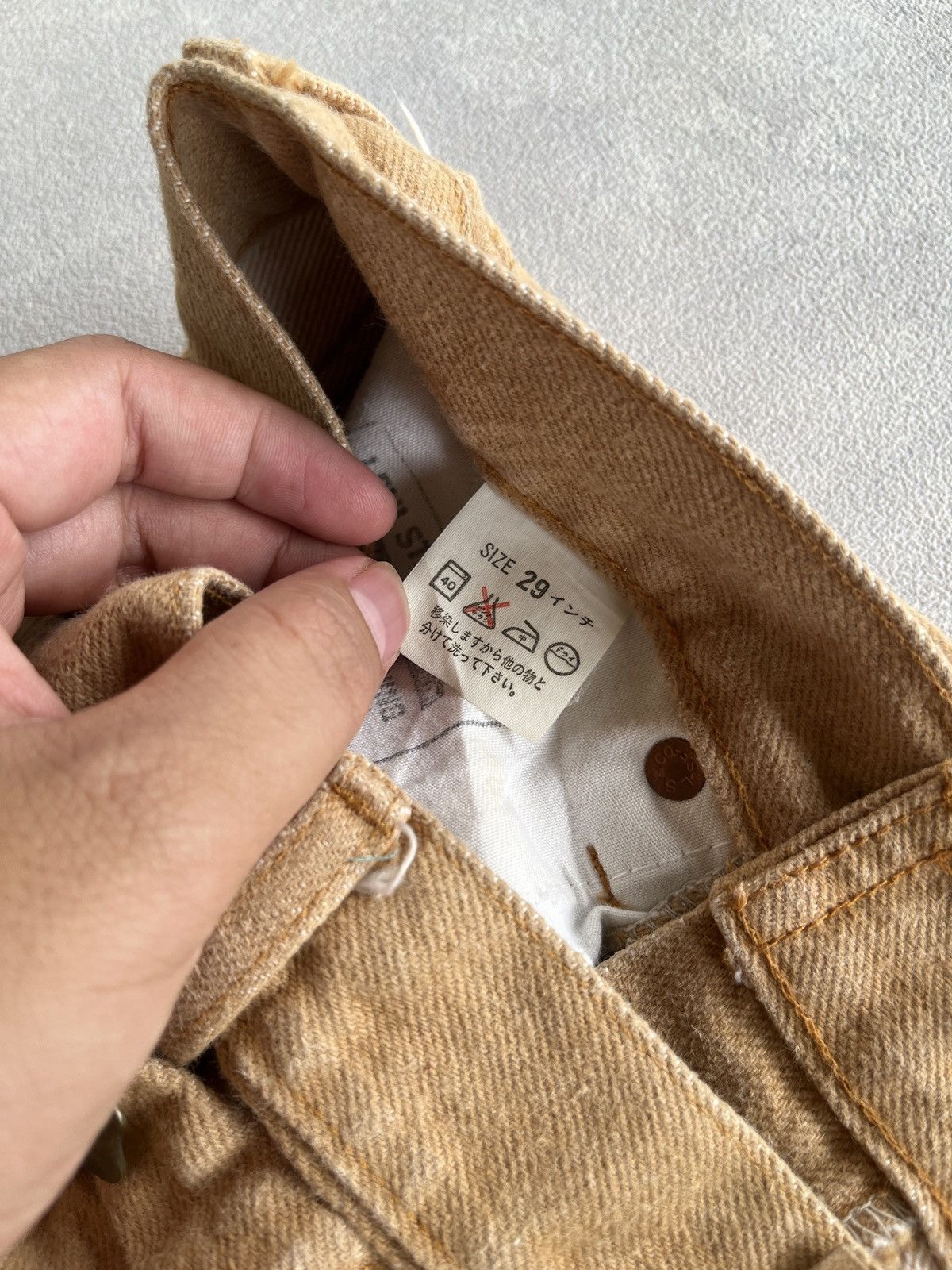 Levi's Early 90’s Levi’s 701-5224 Made In Japan Vintage Size US 28 / EU 44 - 9 Thumbnail