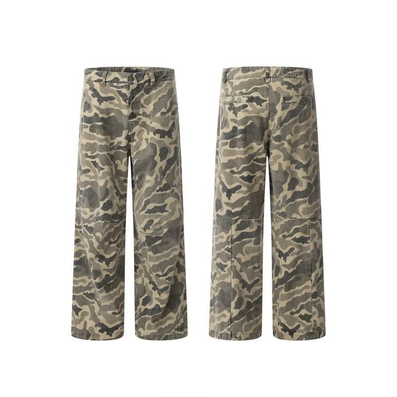 Jean Vintage Camo Cargo Streetwear Jeans Size US 32 / EU 48 - 4 Thumbnail