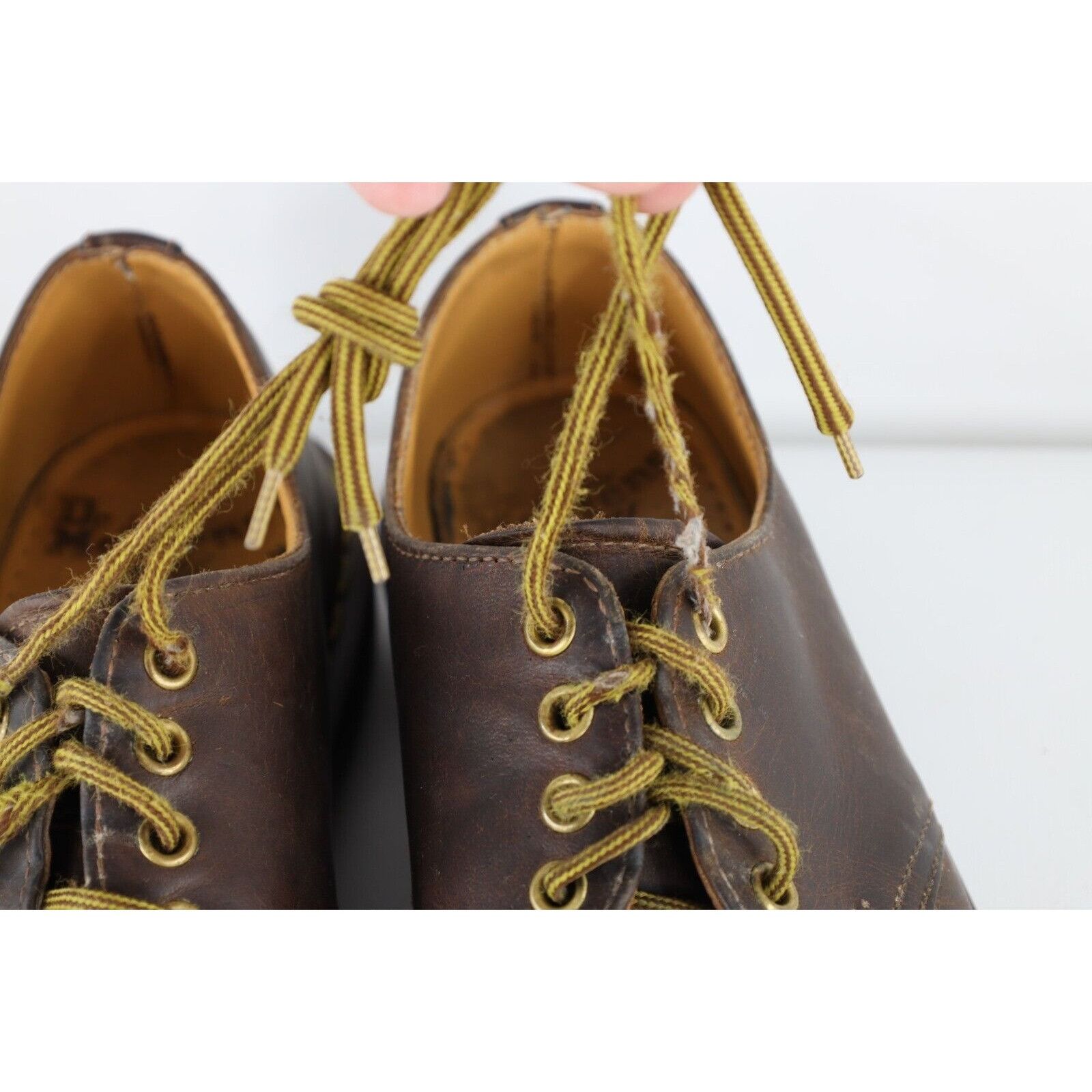 Dr. Martens × Vintage Vintage 90s Dr MartensDistressed Chunky Leather Oxford Shoes Size US 7 / EU 40 - 4 Thumbnail