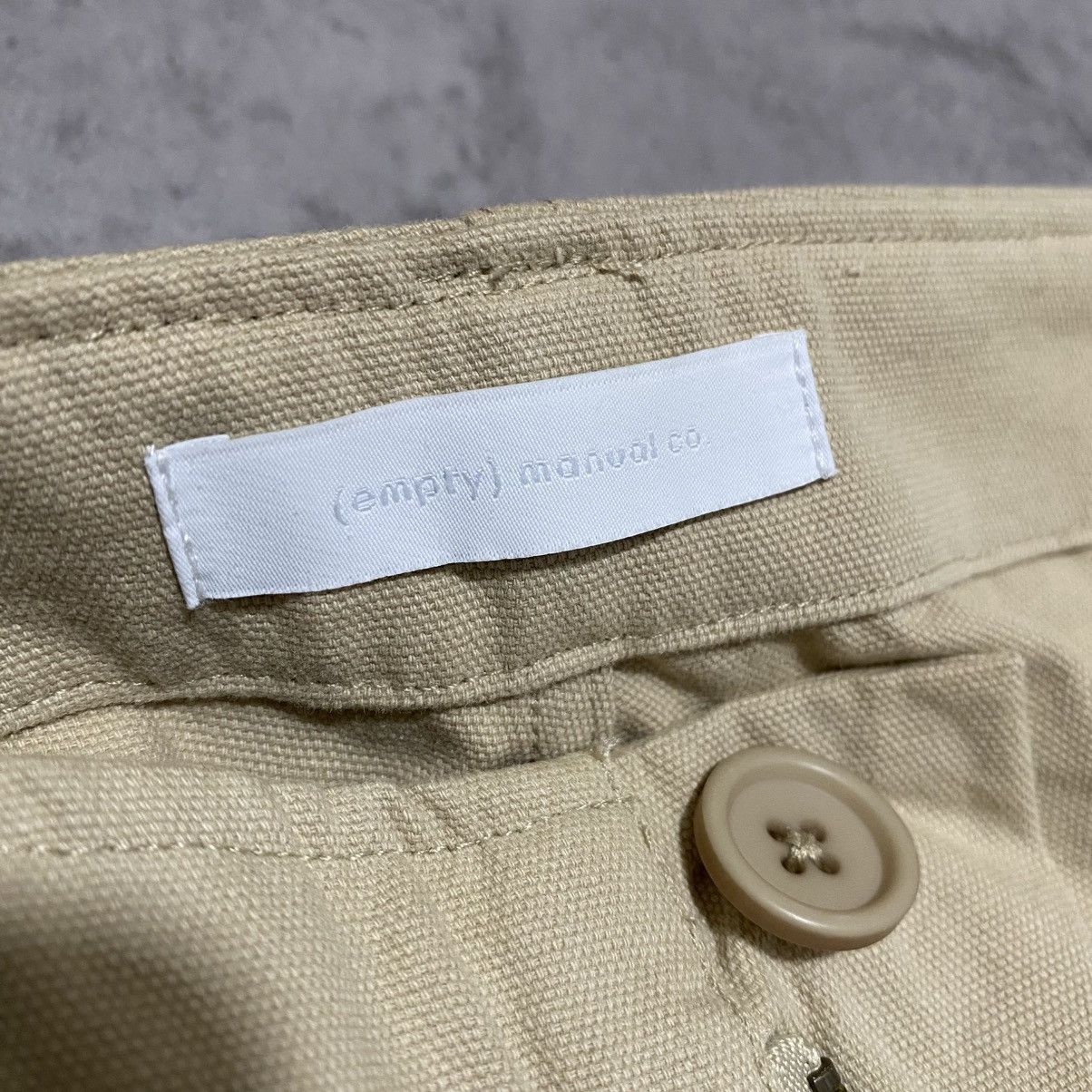 Engineered Garments SS24 (EMPTY) MANUAL CO DOUBLE CALF CANVAS PANTS Size US 33 - 8 Thumbnail
