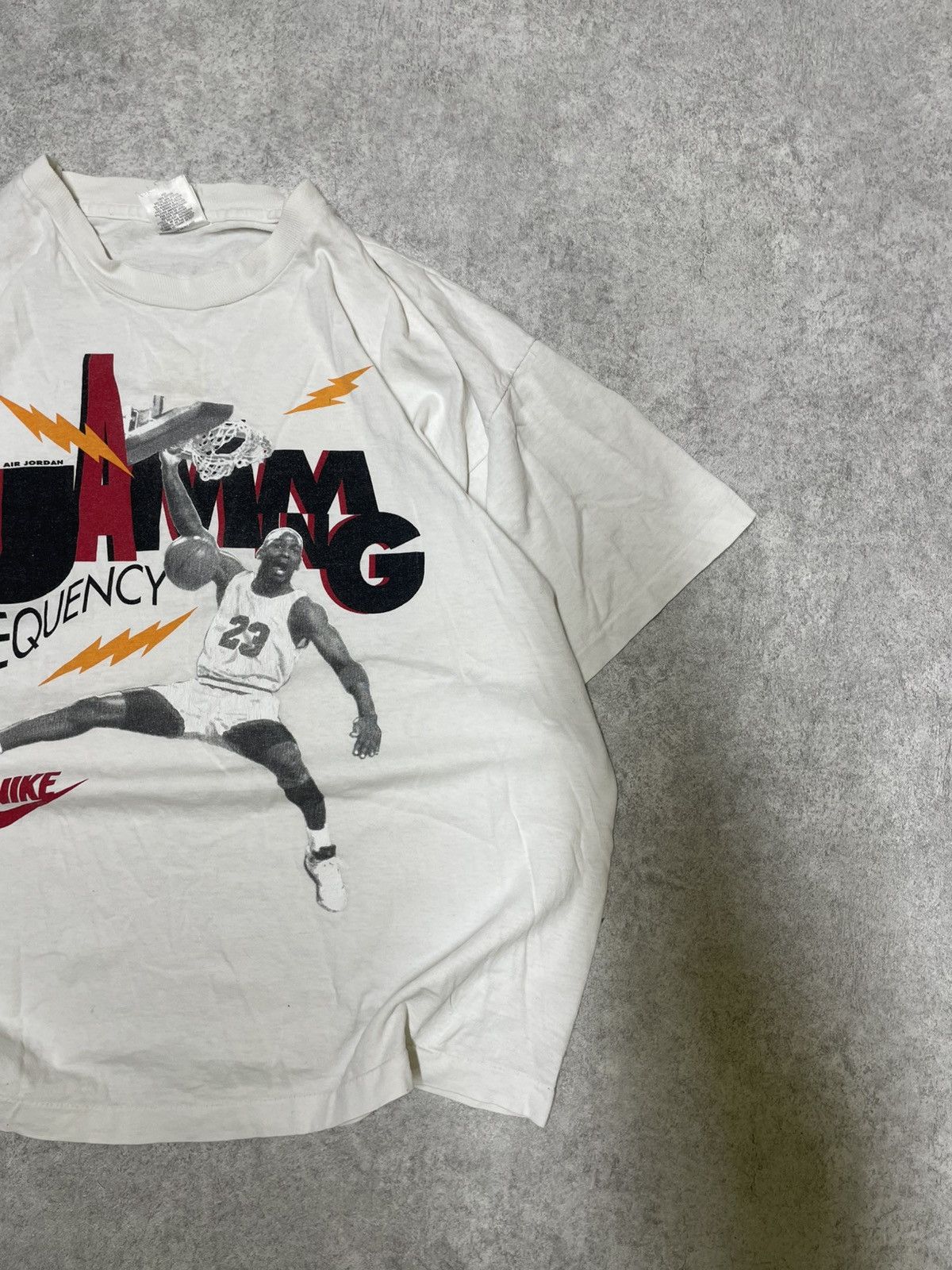 Jordan Brand × Nike × Vintage One seam limited Jordan T-shirt one on sale 1990 Size US L / EU 52-54 / 3 - 3 Thumbnail
