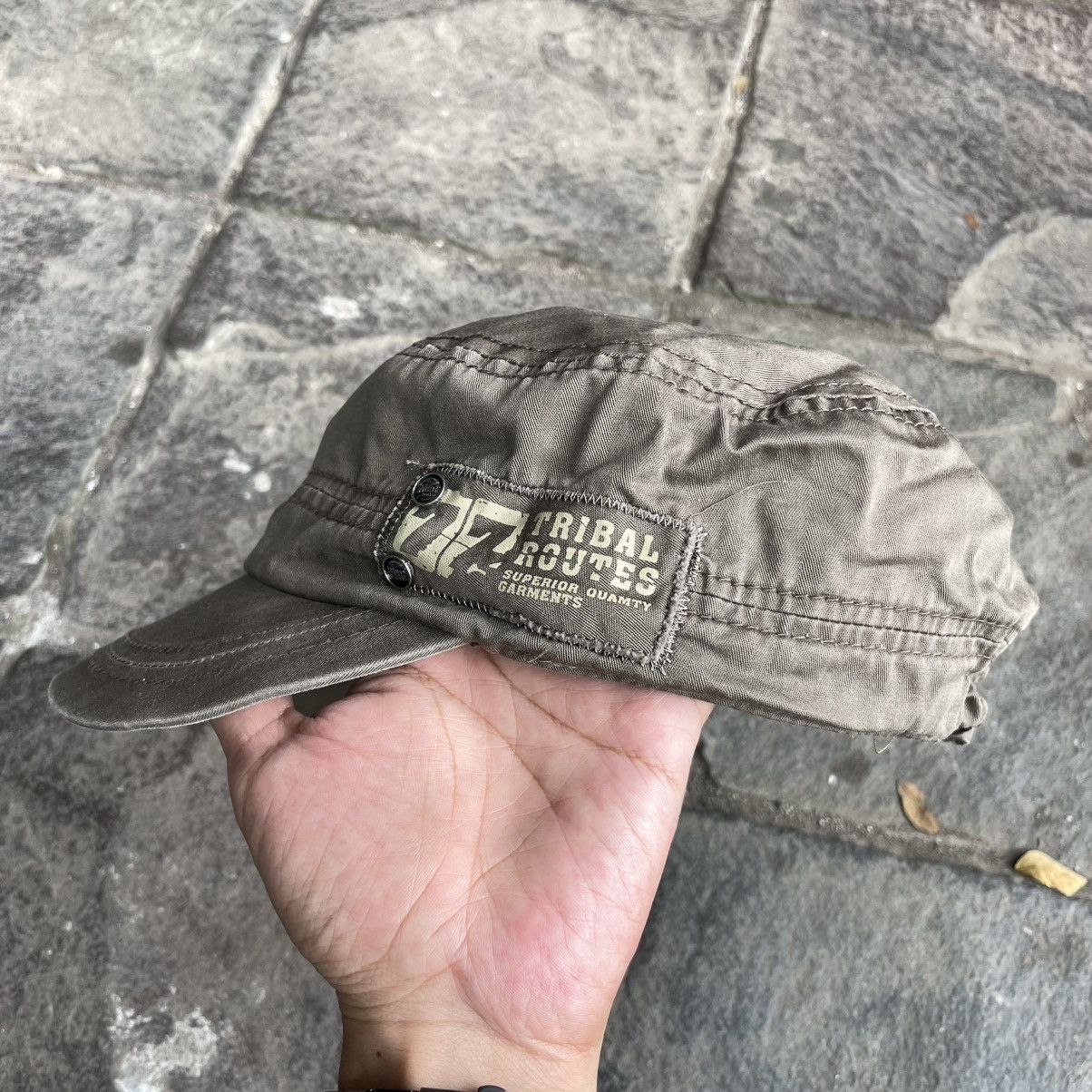 Japanese Brand × Vintage Vintage Patrol Hat Tribal Routes Y2K style Size ONE SIZE - 2 Thumbnail
