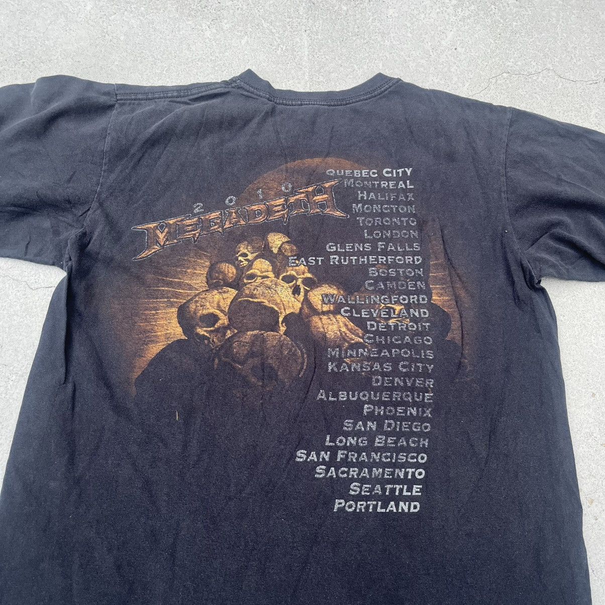 Megadeth Vintage 2010 Megadeth Rust in Peace Tee Anniversary Tour Size US M / EU 48-50 / 2 - 3 Thumbnail