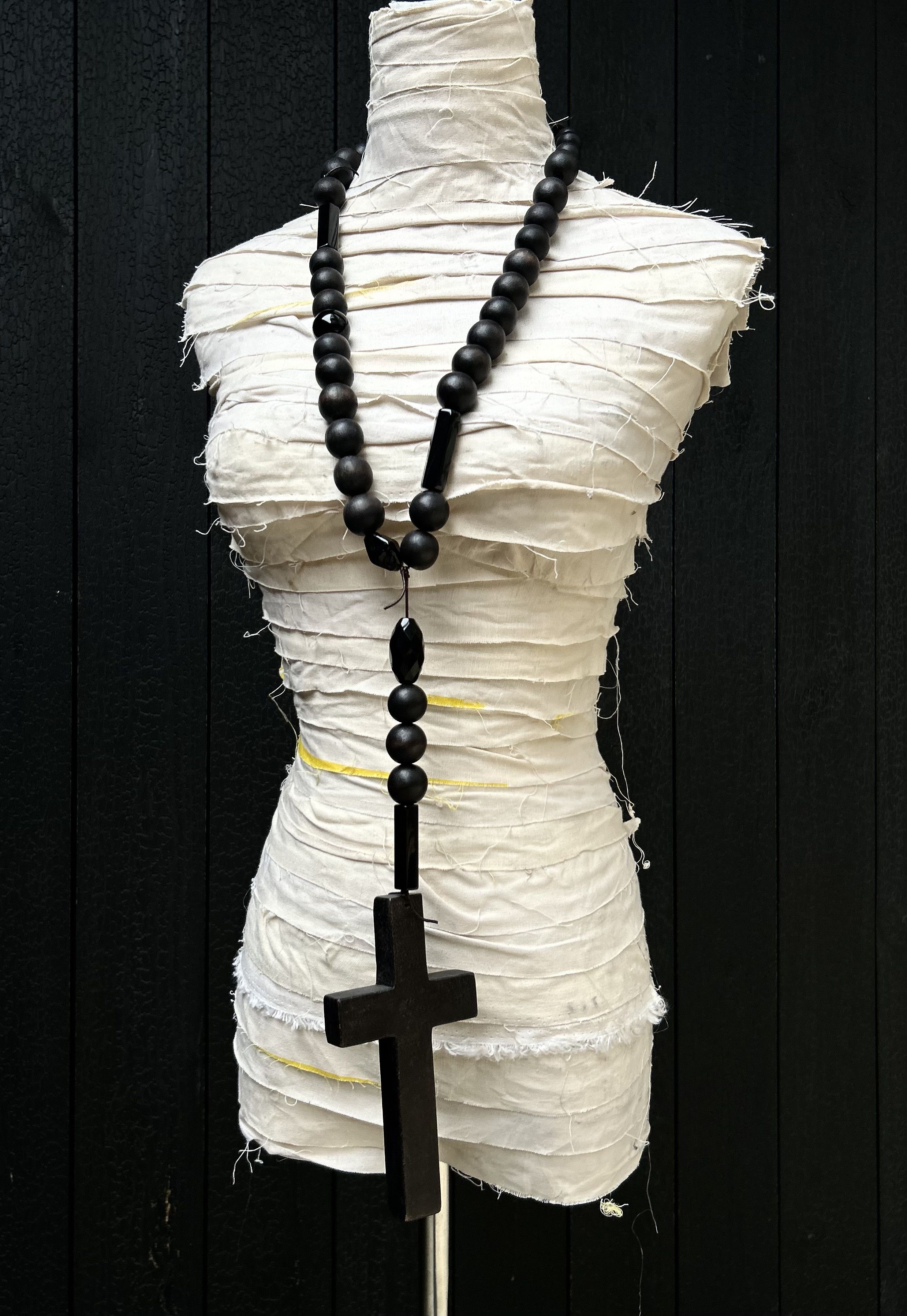 DEN IM by SIKI IM Number (N)ine 08ss Crystal Cross Necklace Size ONE SIZE - 1 Thumbnail