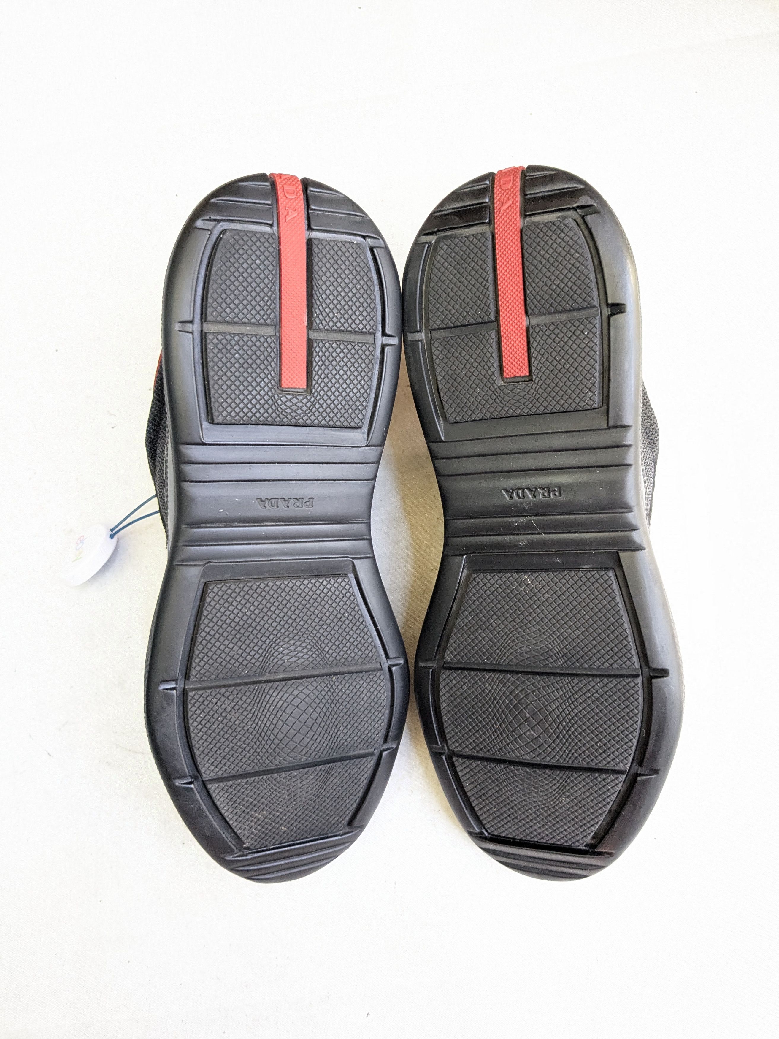 Prada Prada America's Cup Sneakers Gray Black Red Patent 10 Size US 10 / EU 43 - 13 Thumbnail