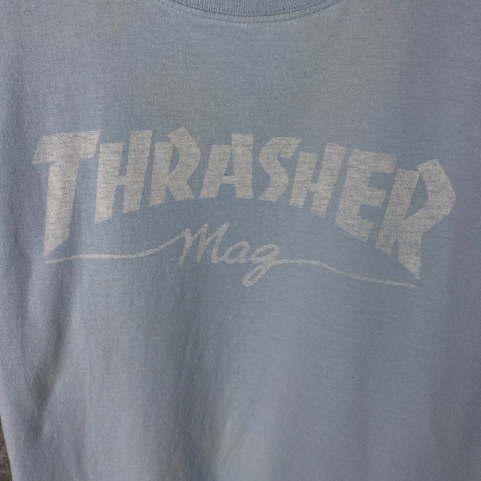 Thrasher Thrasher Mag Tee Men's Size XL Blue Short Sleeve ` Size US XL / EU 56 / 4 - 4 Thumbnail