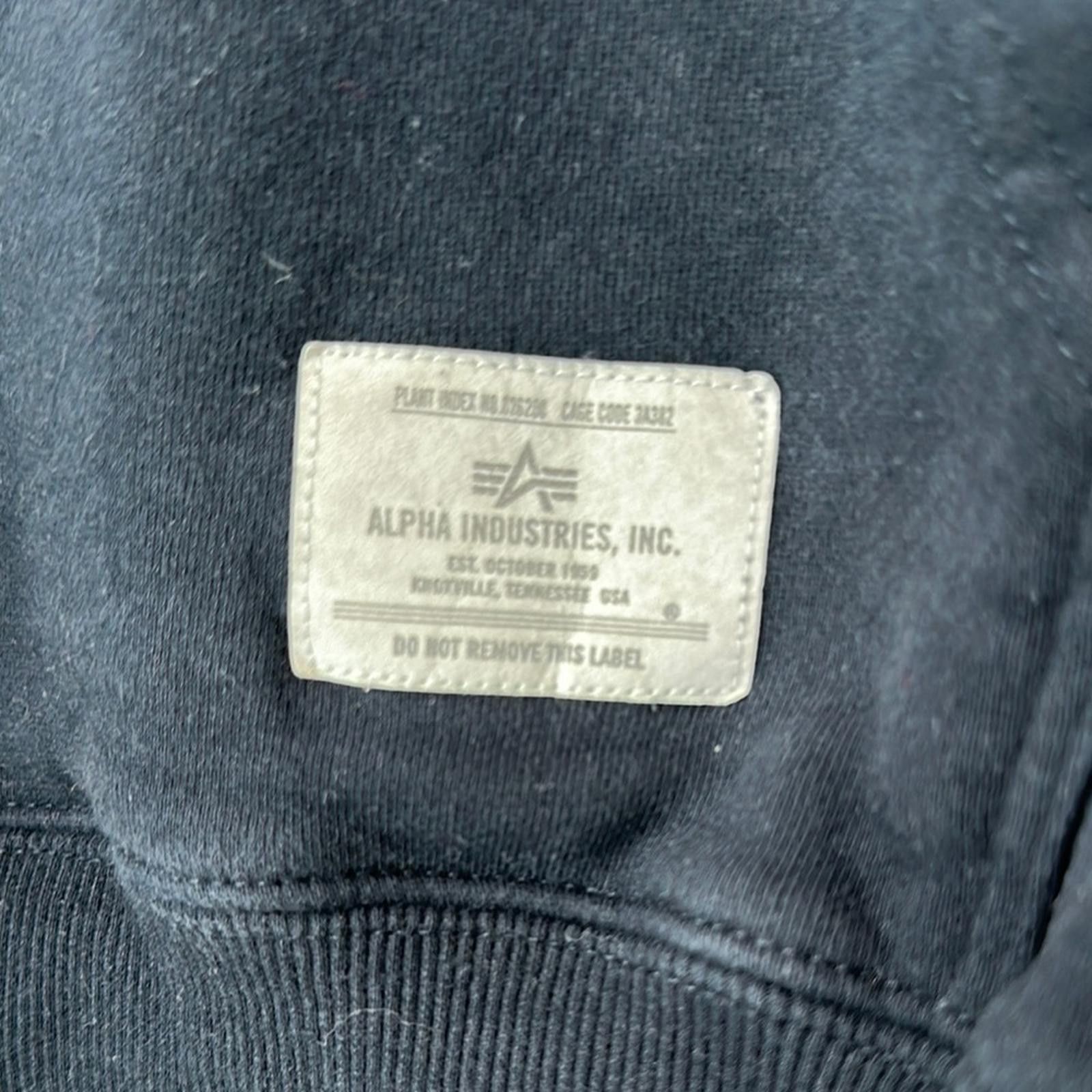 Alpha Industries Alpha Industries Navy Hoodie Sweatshirt Size US L / EU 52-54 / 3 - 4 Thumbnail