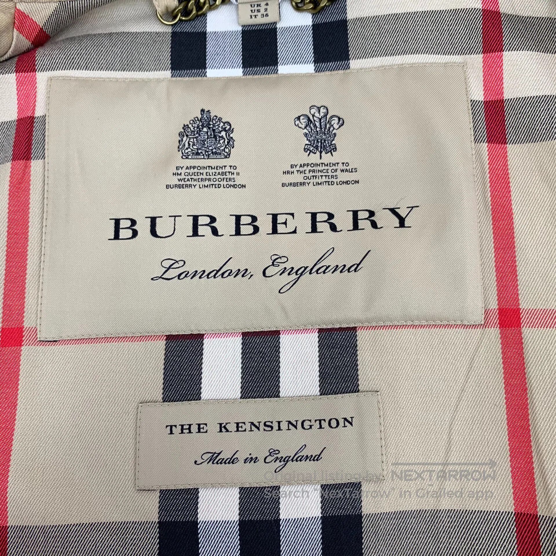 Burberry Burberry Brown Cotton Collar Double-breasted Long Sleeve B Size XS / US 0-2 / IT 36-38 - 5 Thumbnail