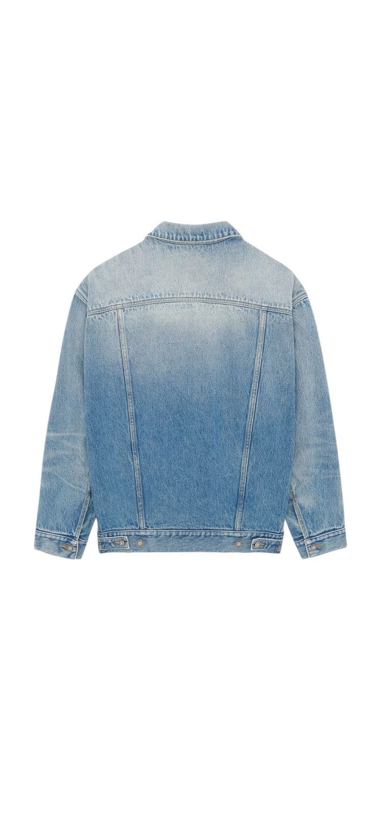 Saint Laurent Paris Saint Laurent Oversized Jacket in Lake Medium Blue denim Size US S / EU 44-46 / 1 - 2 Thumbnail