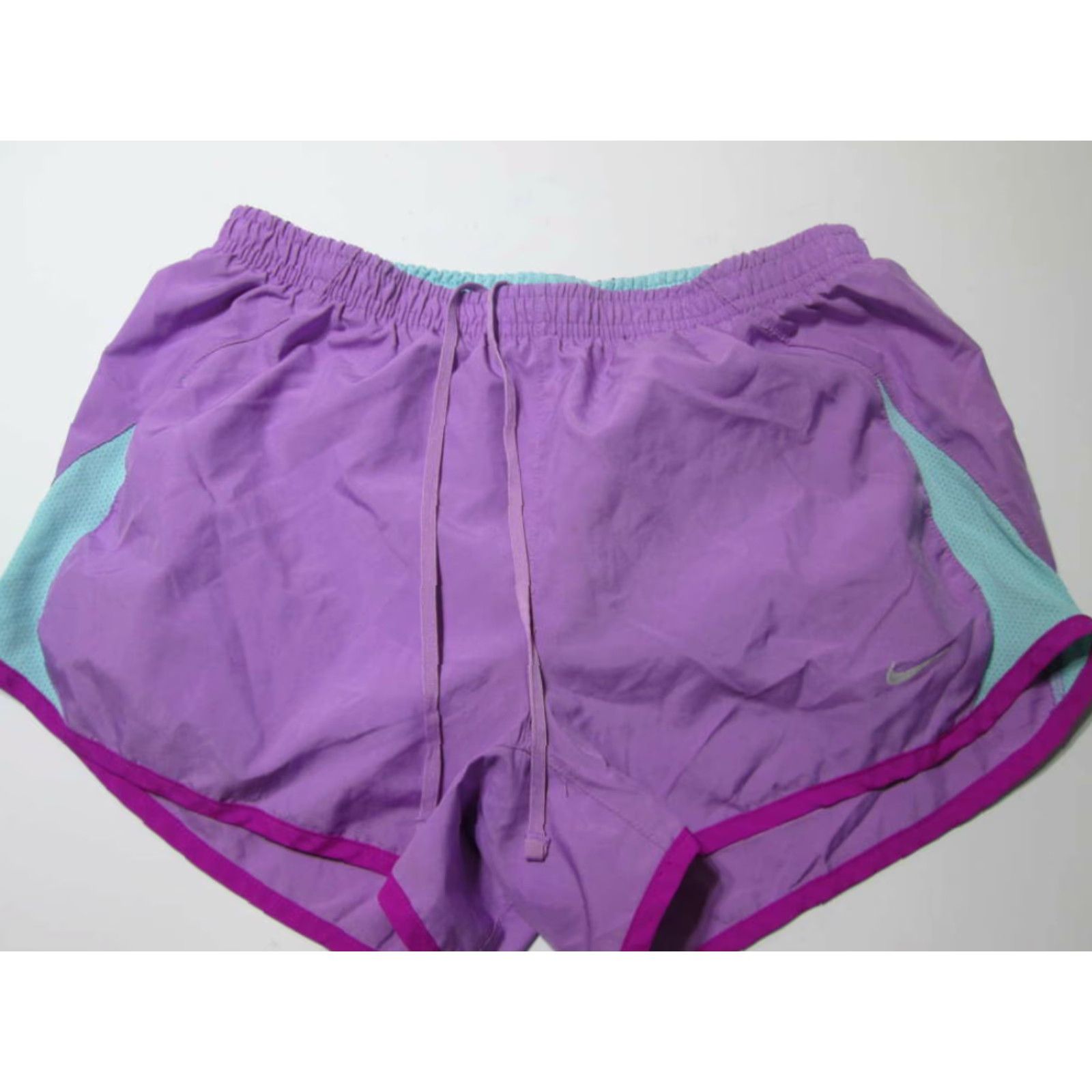 Nike Nike Womens Athletic Shorts S Purple Tie Print Solid Breathable Gym Activewear Size 28" / US 6 / IT 42 - 2 Thumbnail